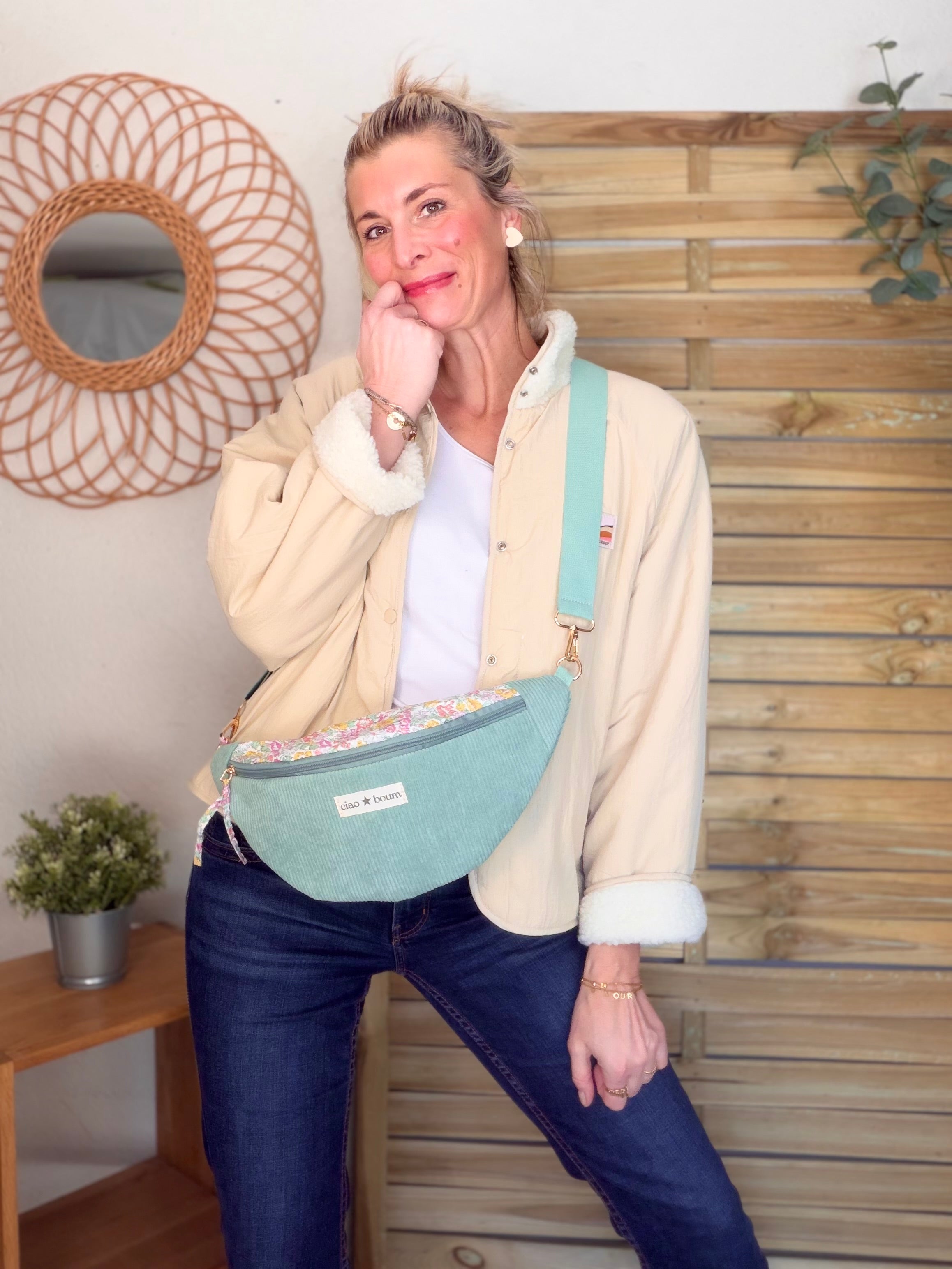 Sac banane Ciao Boum - IVY Liberty - Vert d’eau