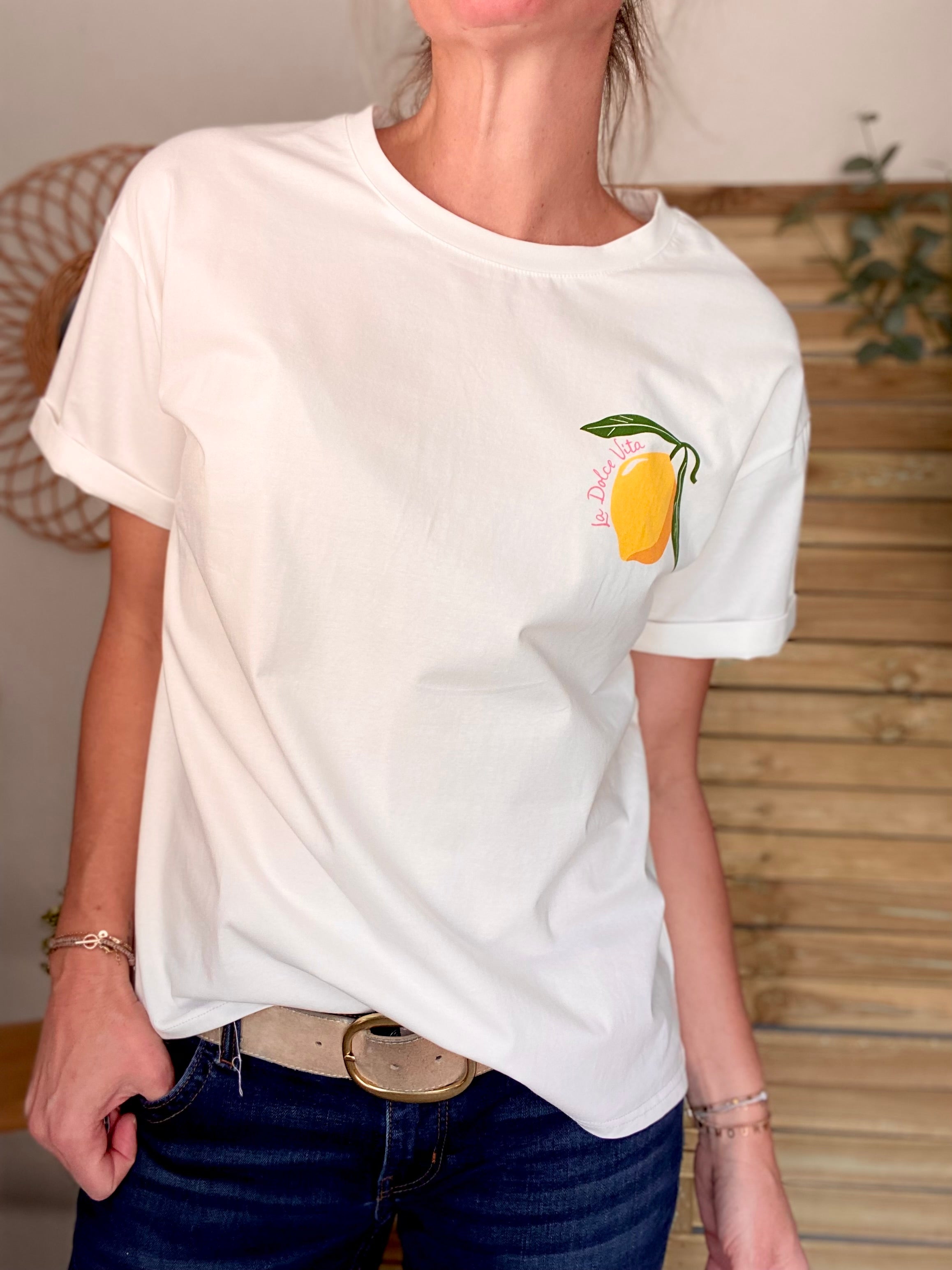 Tee shirt la Dolce Vita 🍋 ALICIA