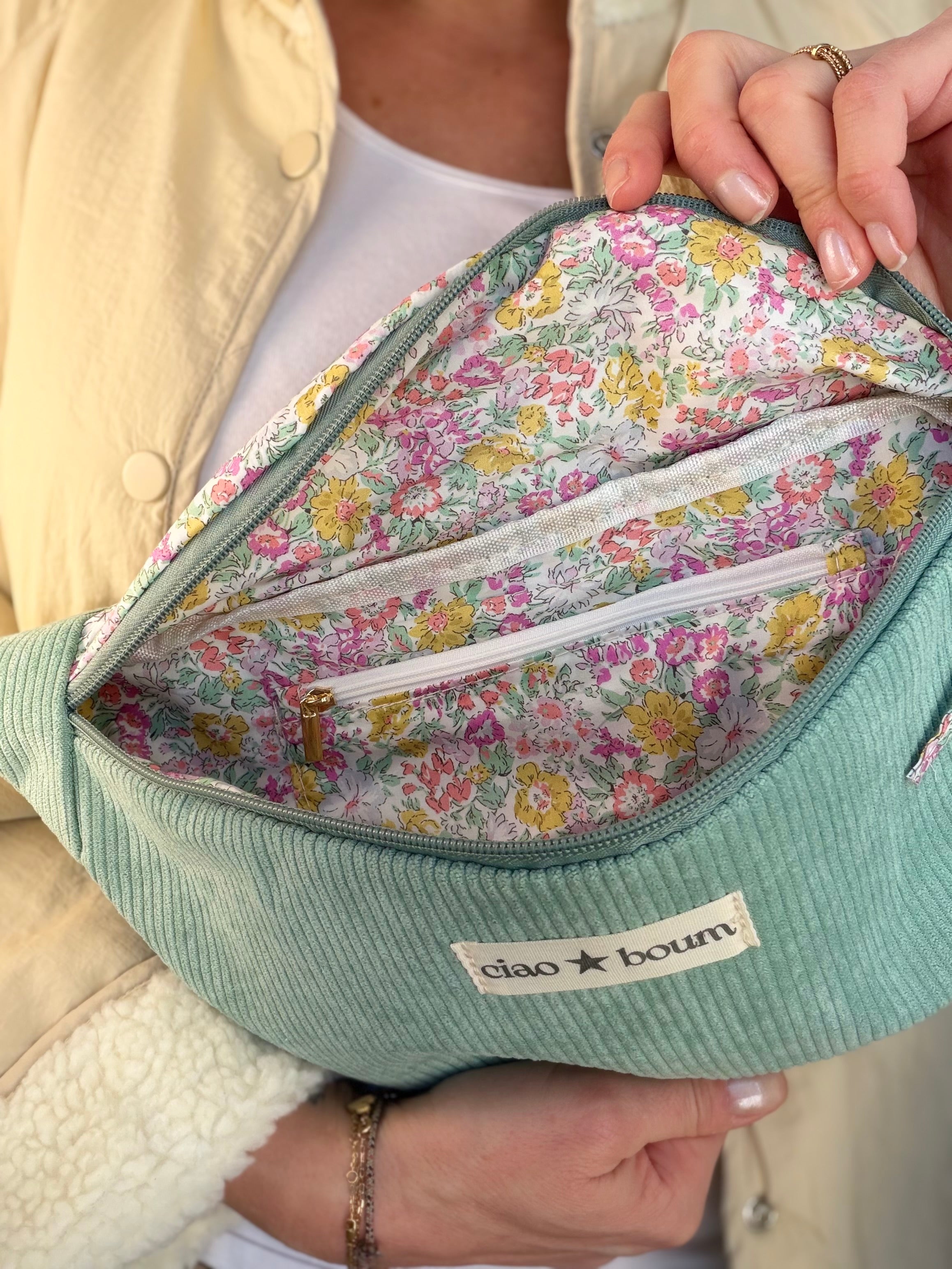 Sac banane Ciao Boum - IVY Liberty - Vert d’eau