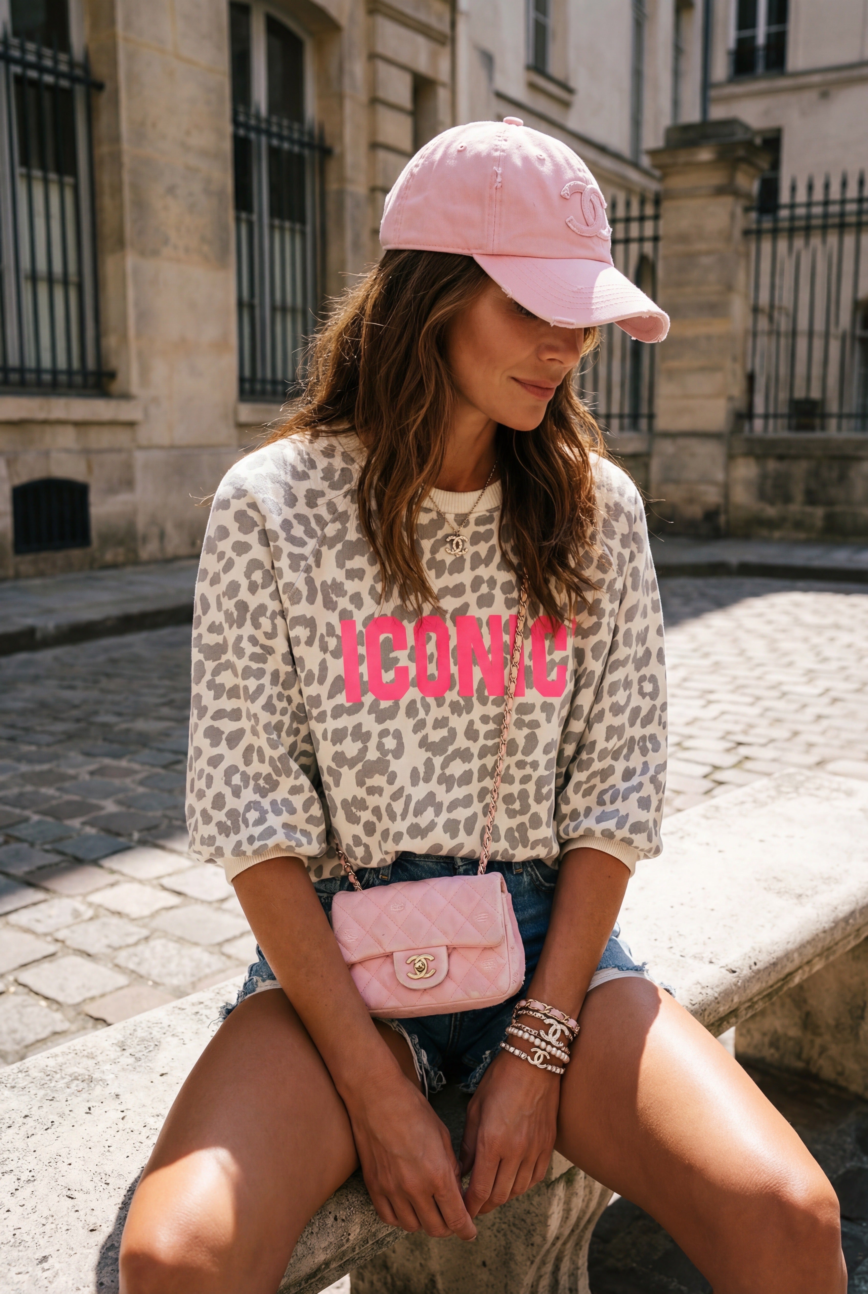 Sweat ICONIC Léo - ANGELA Écru