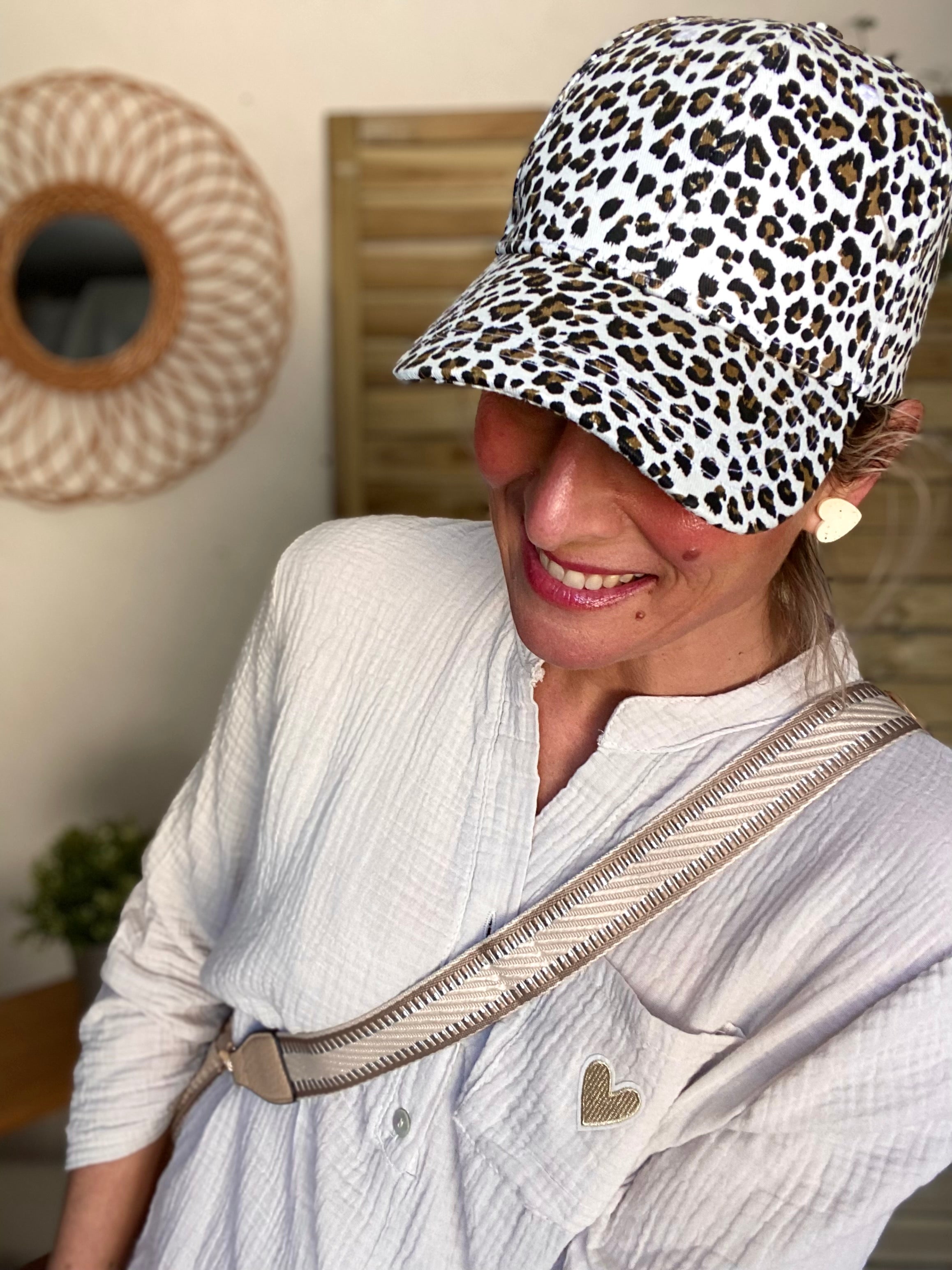 Casquette Léo🐆 PRIAM - Beige - FIN DE SÉRIE