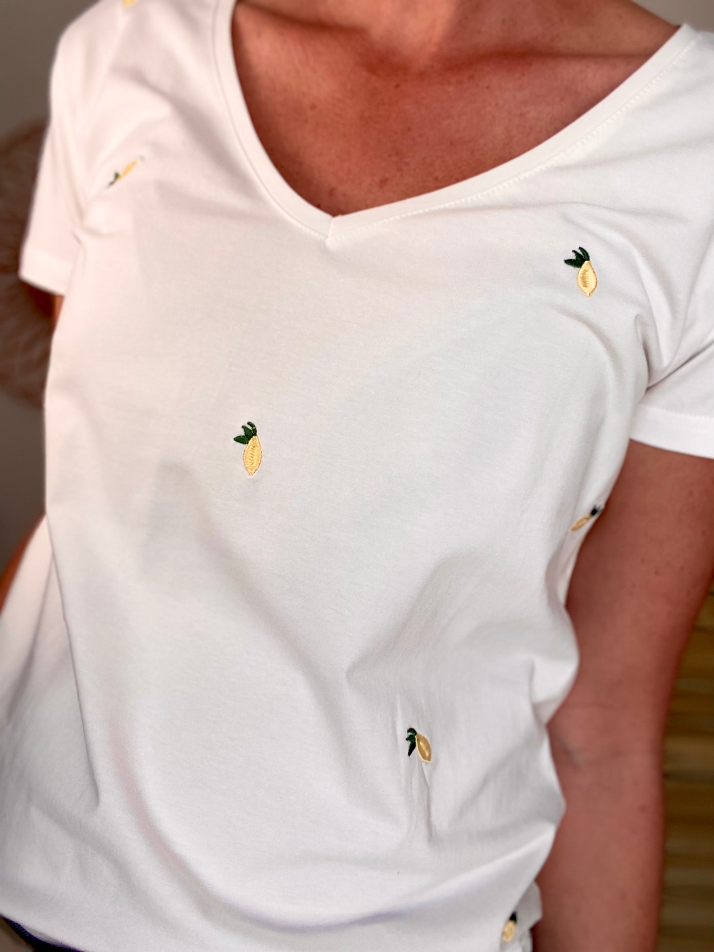 Tee shirt citrons brodés 🍋 ENORA