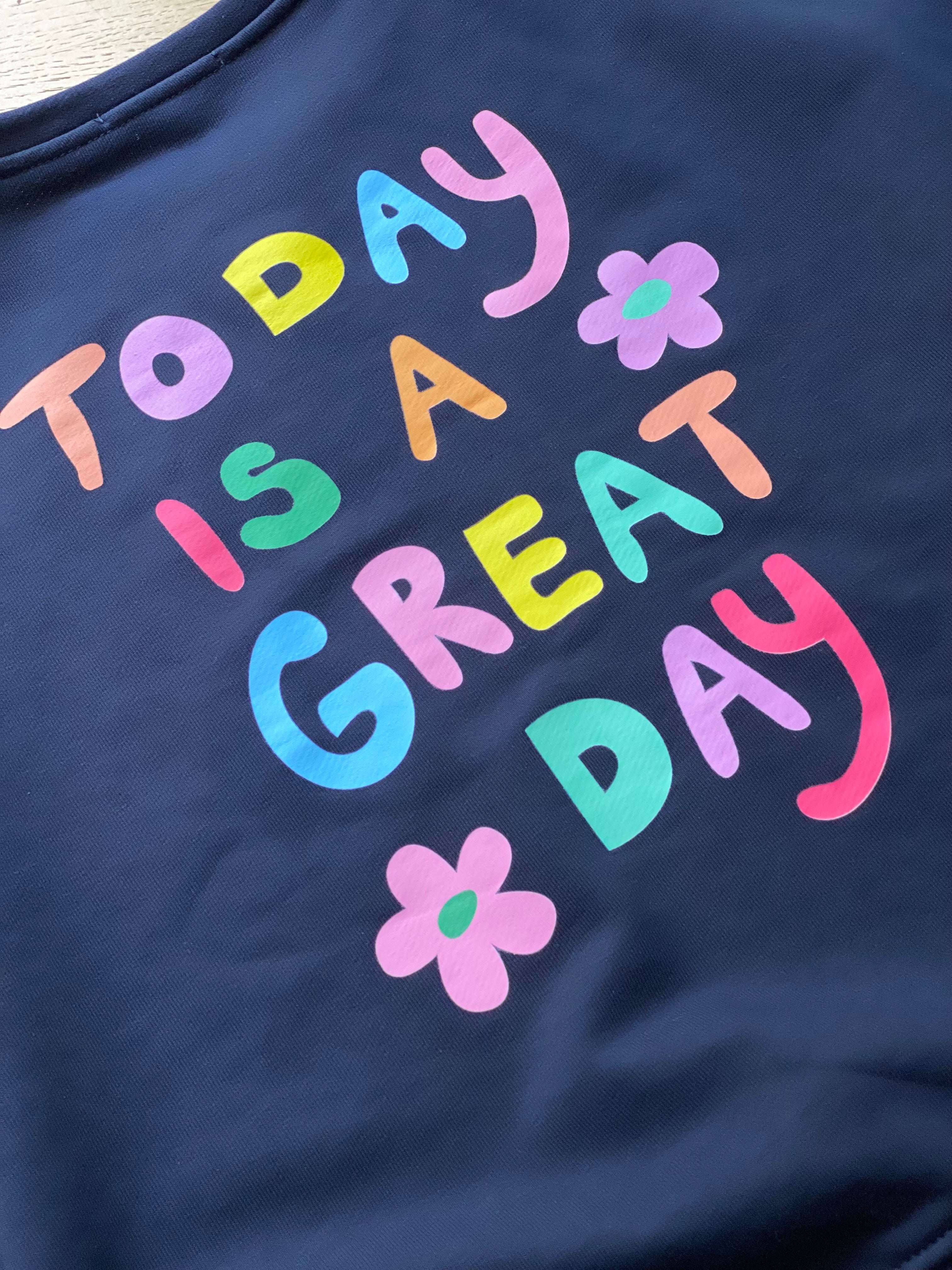Sweat Today is a great day 🌈 OMBLINE - Bleu Marine