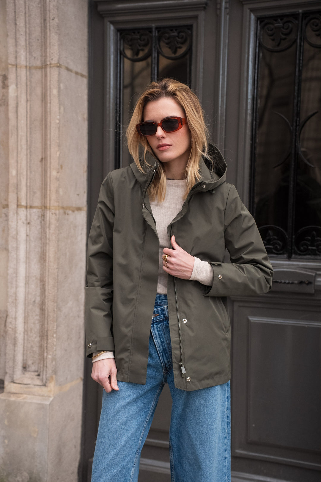 PRÉCOMMANDE (Expédition 25/02)
Imperméable LAURENCE mi-long - Kaki