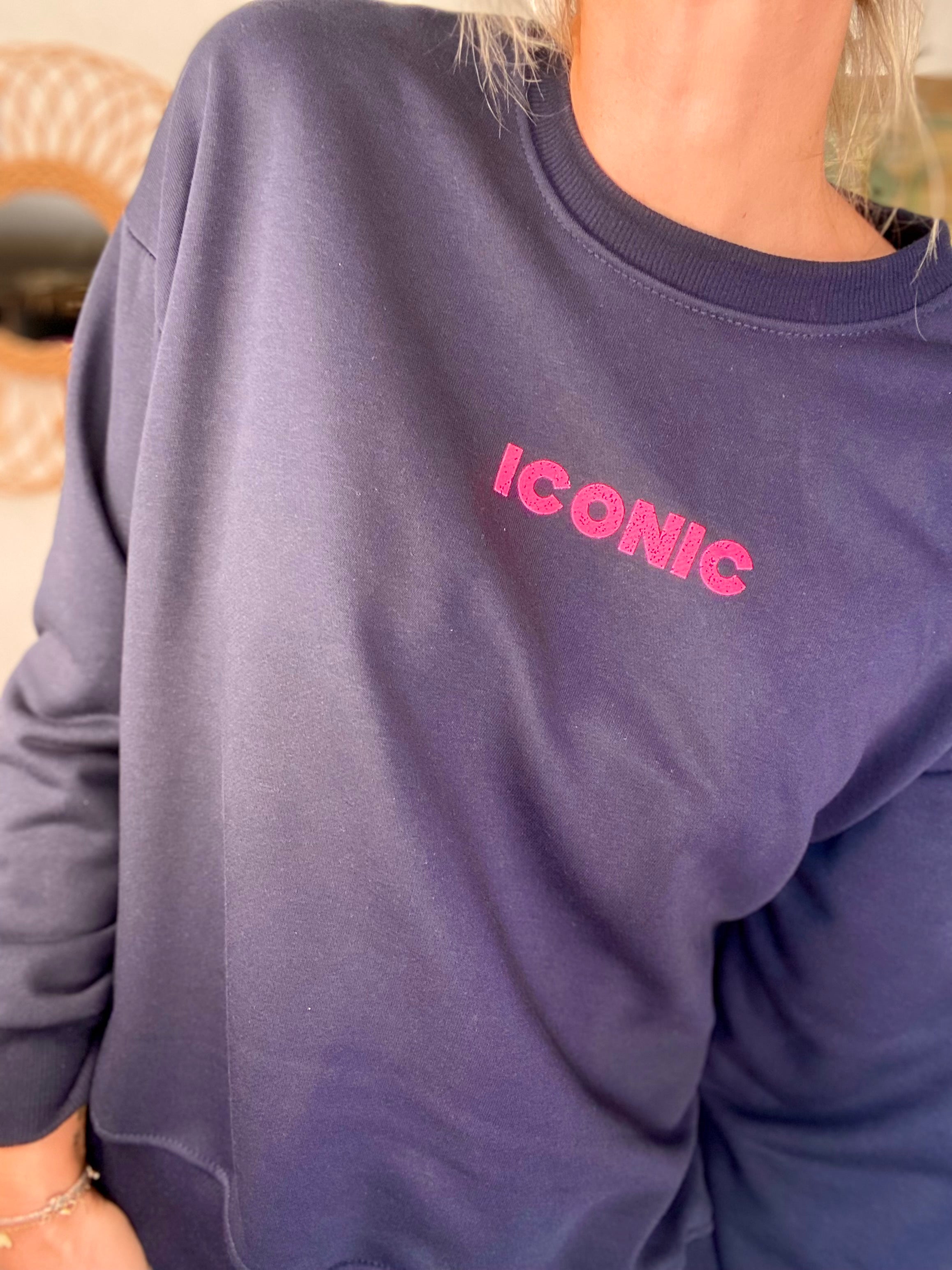 Sweat ICONIC COLINE - Bleu marine