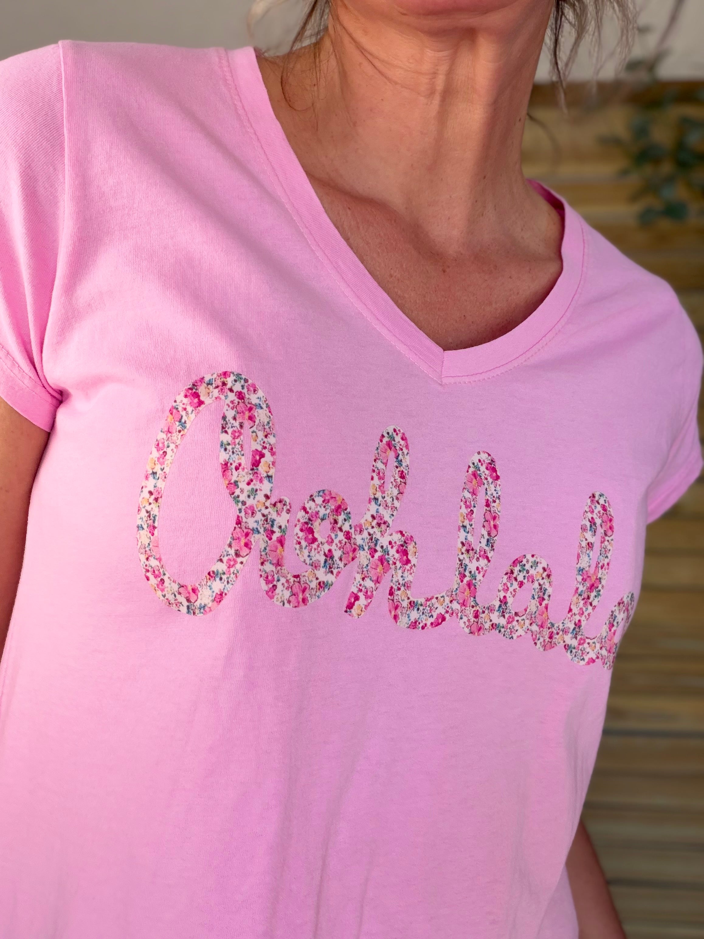 Tee shirt Ohlala Liberty VERA Rose