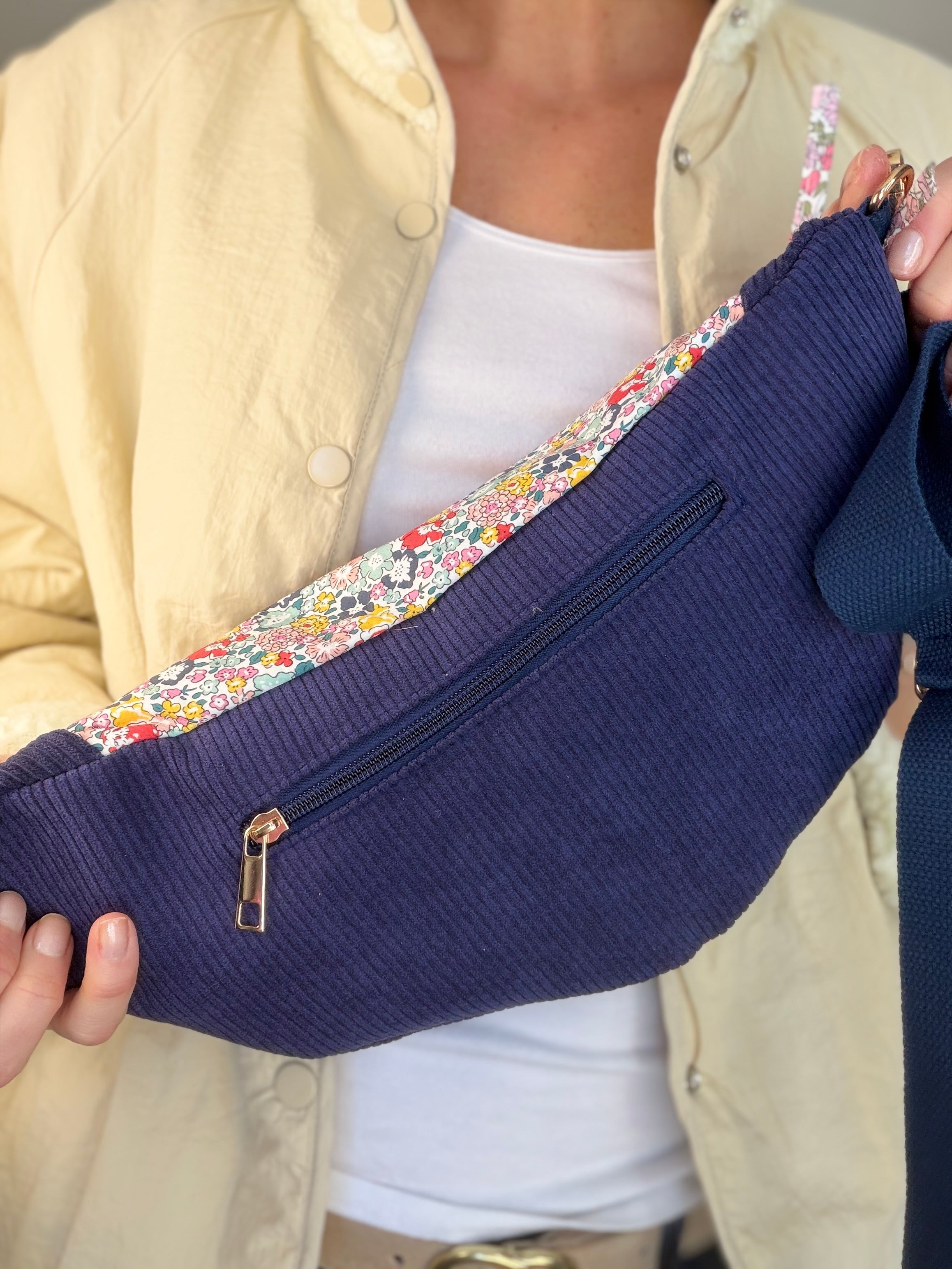 Sac banane Ciao Boum - IVY Liberty - Bleu marine