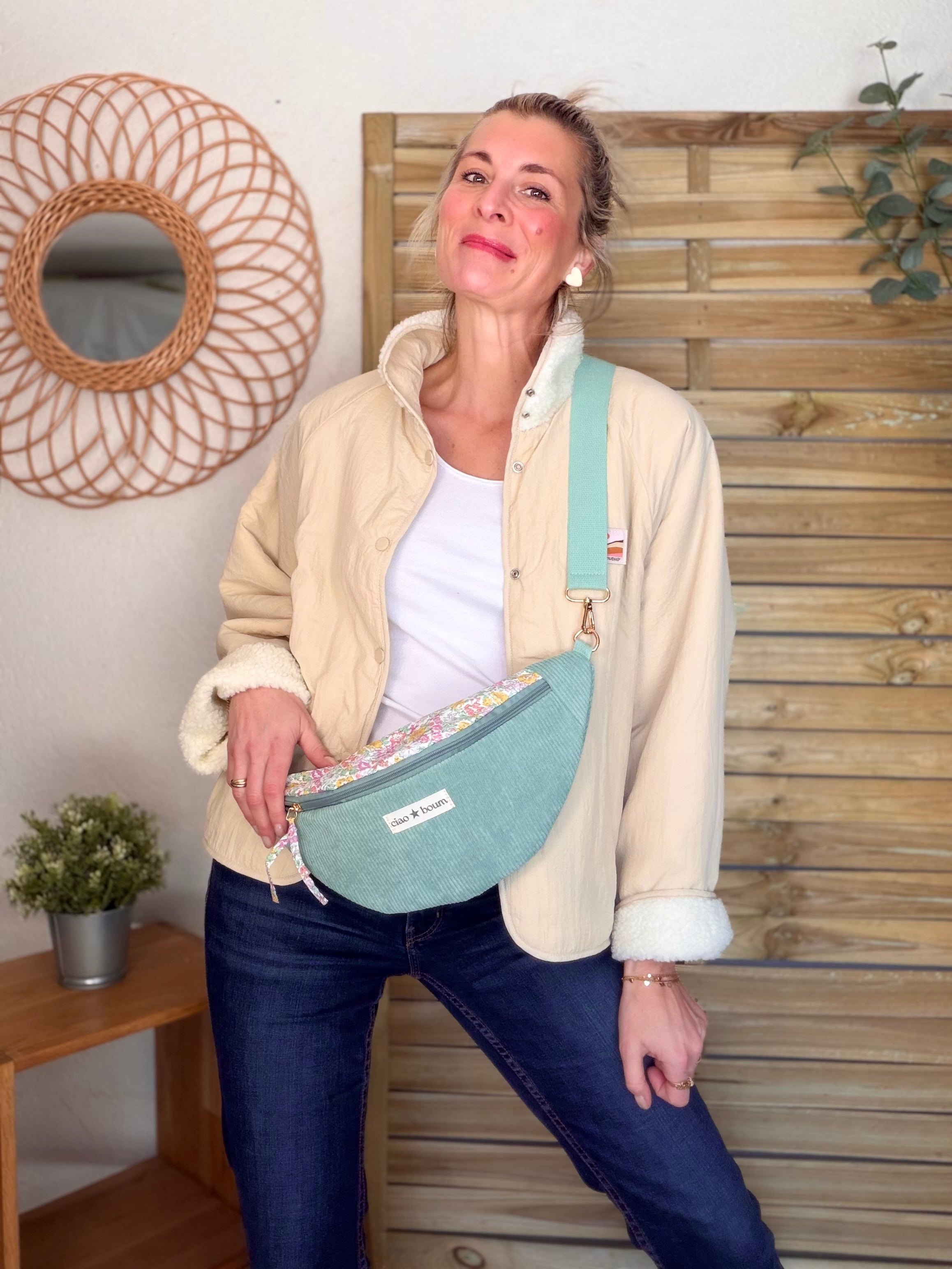 Sac banane Ciao Boum - IVY Liberty - Vert d’eau