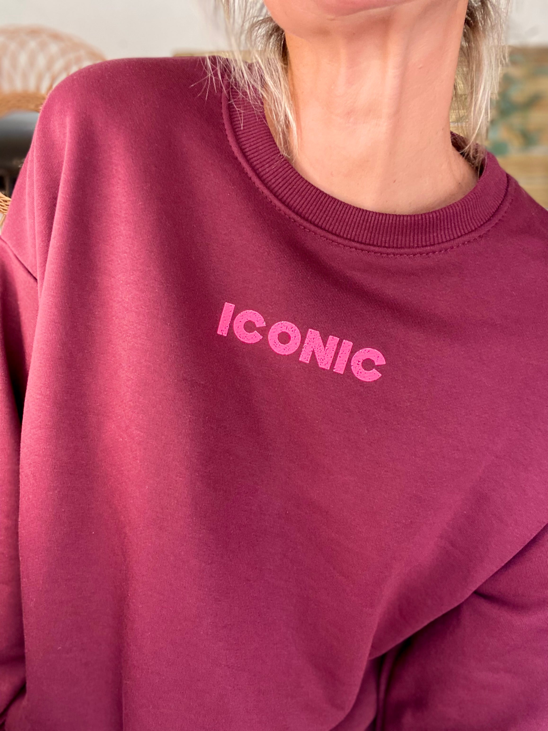 Sweat ICONIC COLINE - Bordeaux