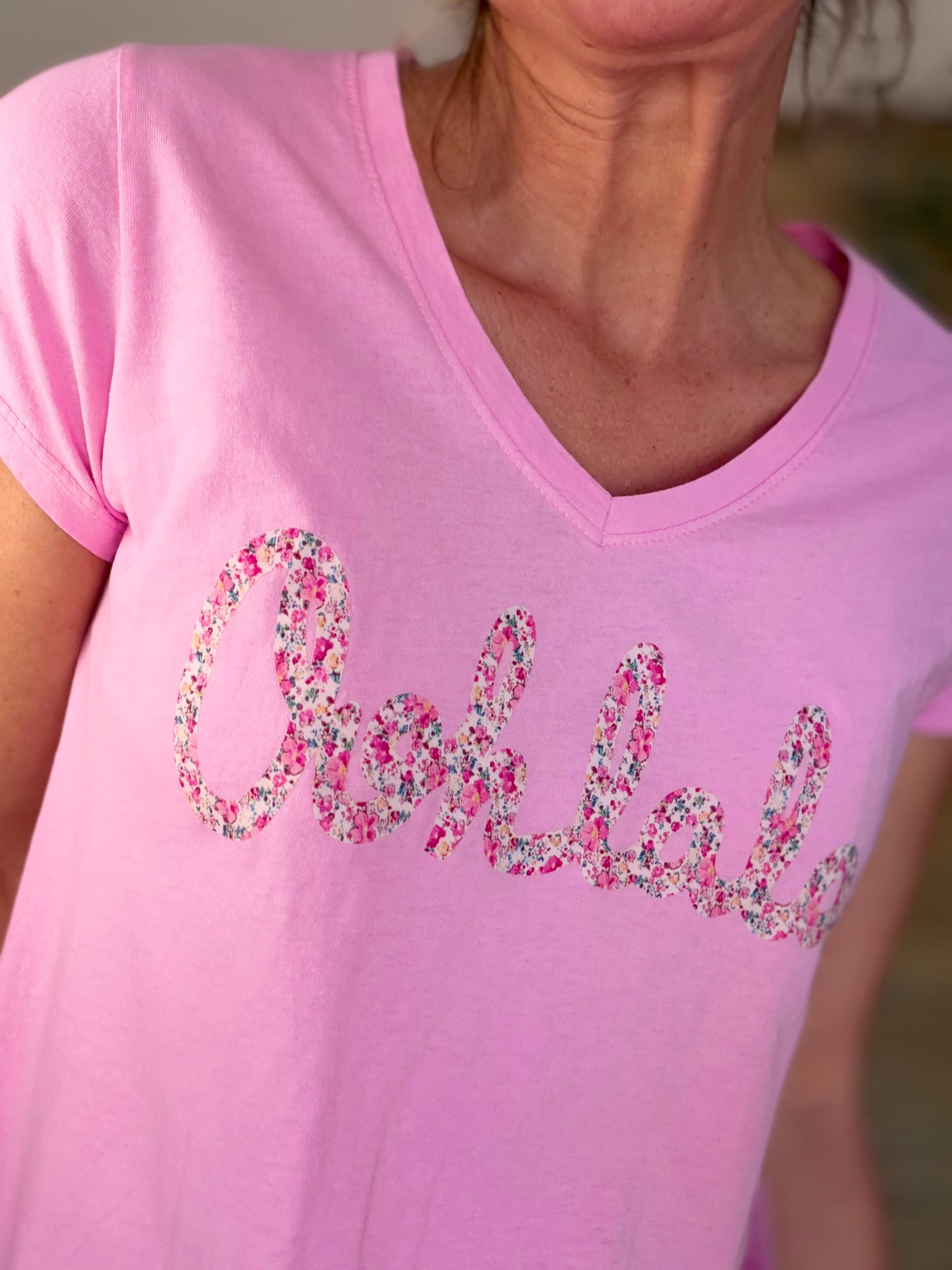 Tee shirt Ohlala Liberty VERA Rose