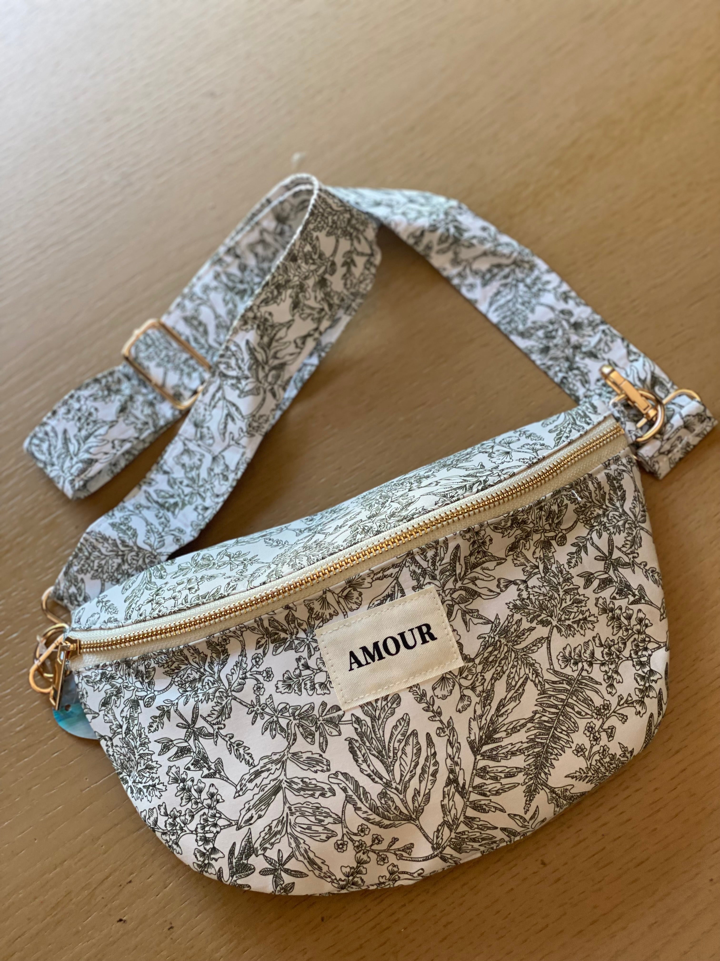 Sac banane Amour - BONNIE - Wild vert