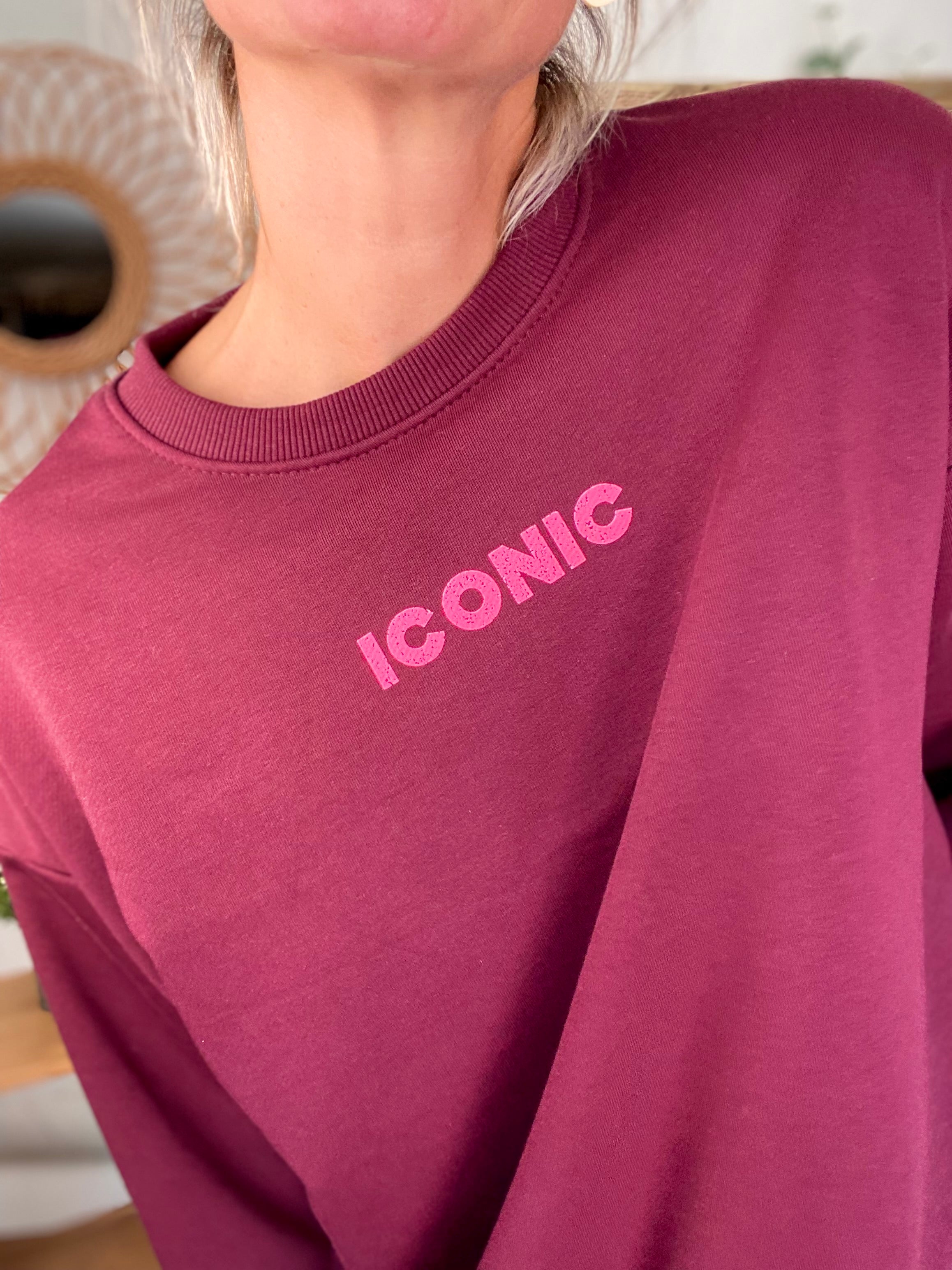 Sweat ICONIC COLINE - Bordeaux