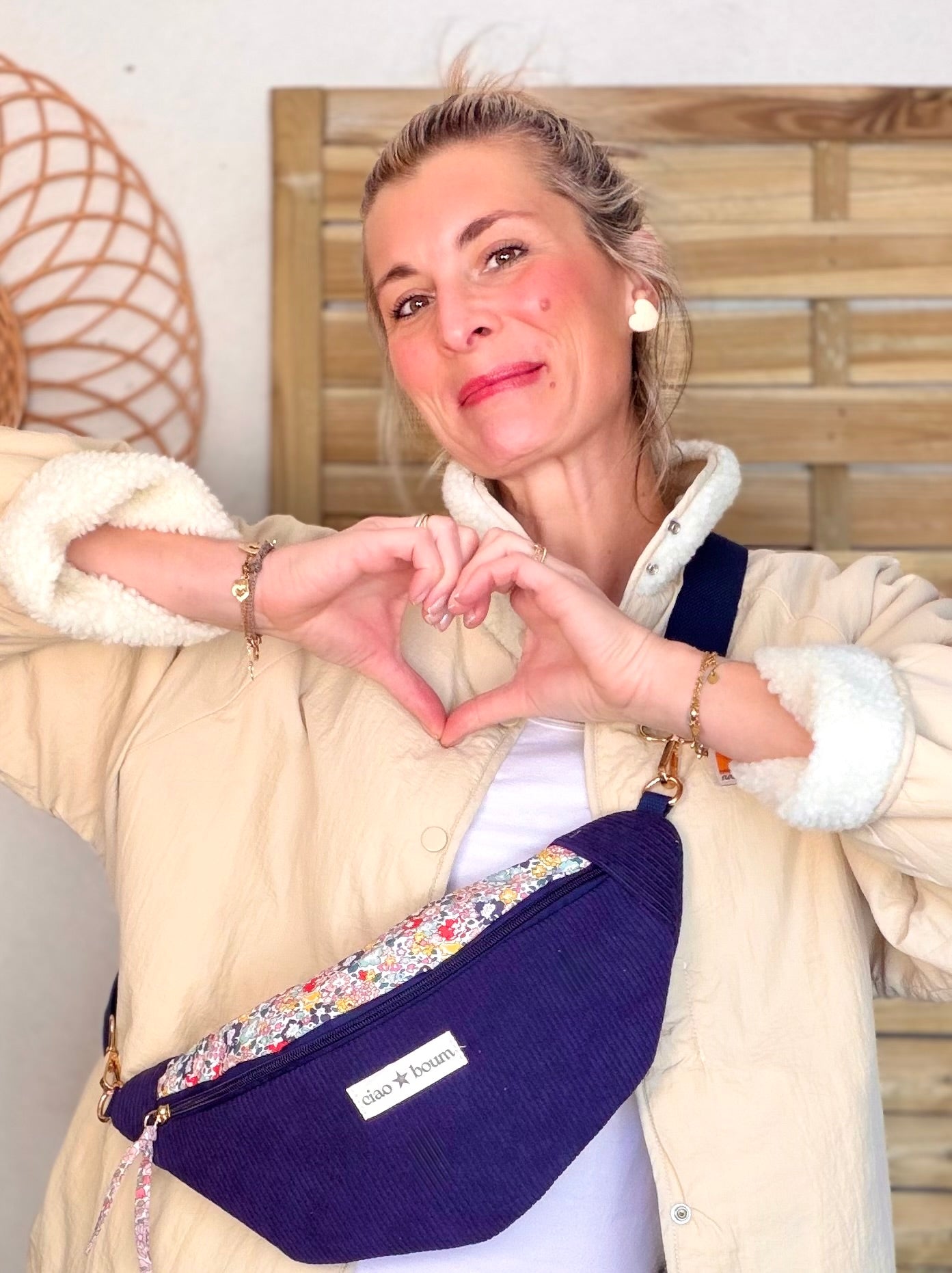 Sac banane Ciao Boum - IVY Liberty - Bleu marine