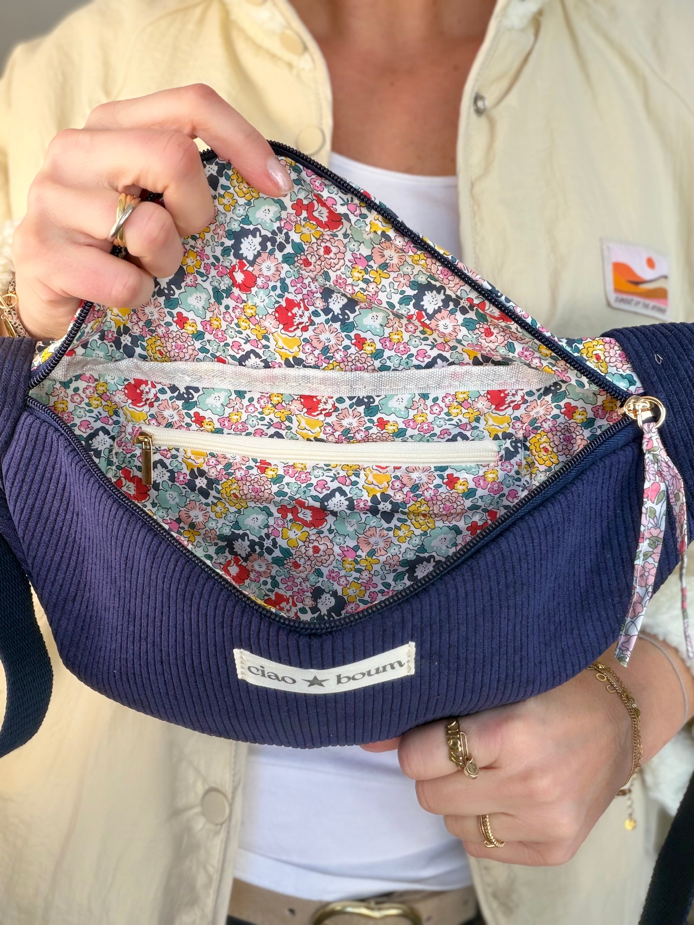 Sac banane Ciao Boum - IVY Liberty - Bleu marine