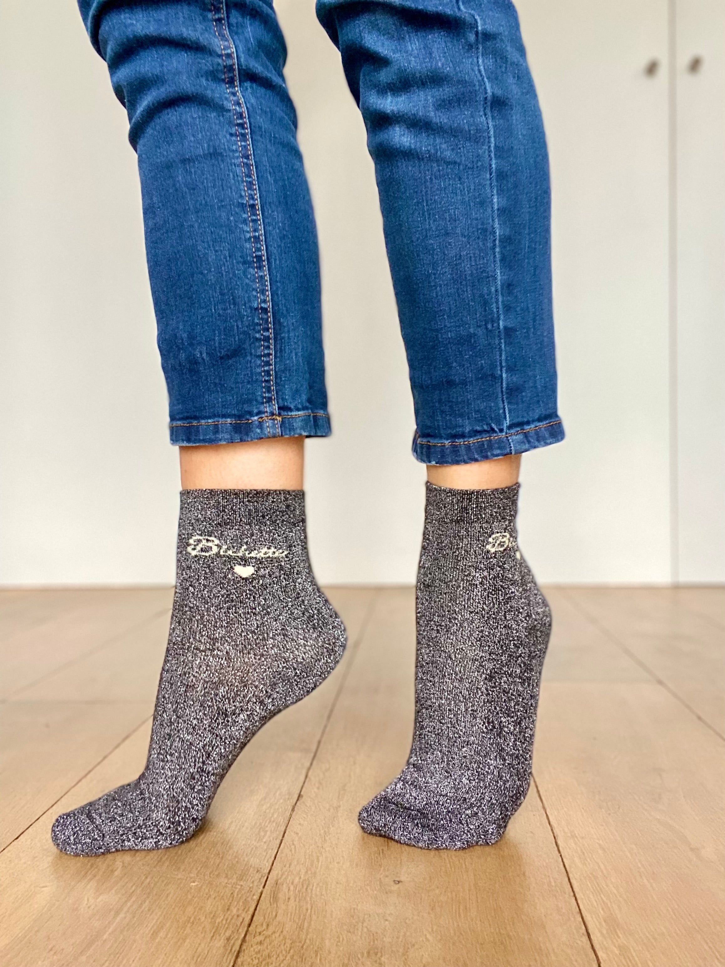 Chaussettes scintillantes glitter ZAHO - Bichette