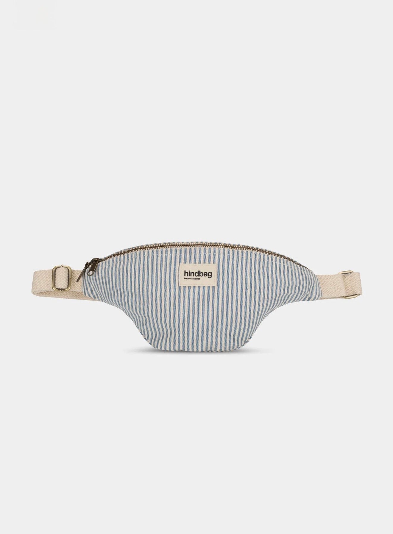 Sac banane HINDBAG Olivia Rayures bleues