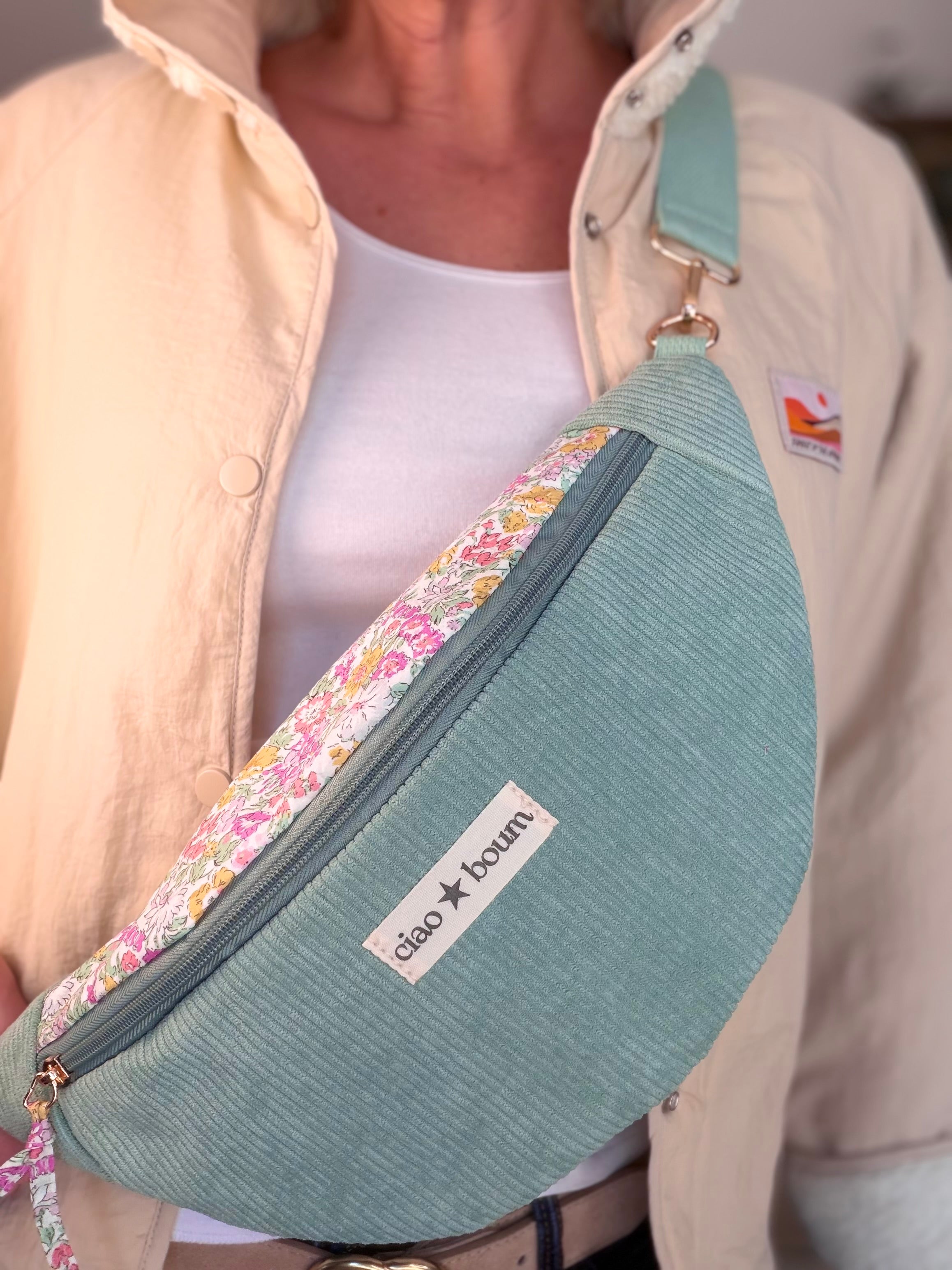 Sac banane Ciao Boum - IVY Liberty - Vert d’eau