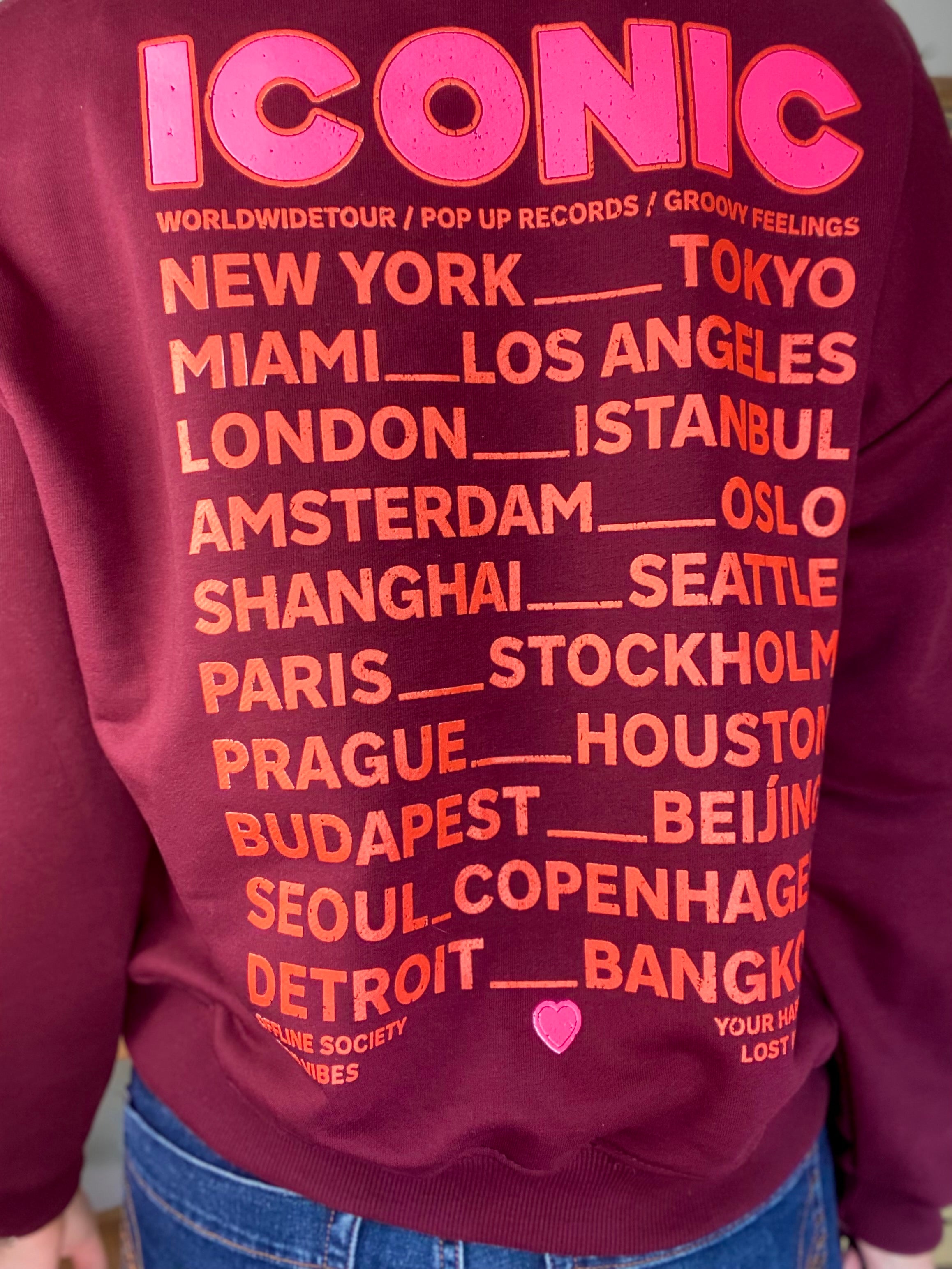 Sweat ICONIC COLINE - Bordeaux