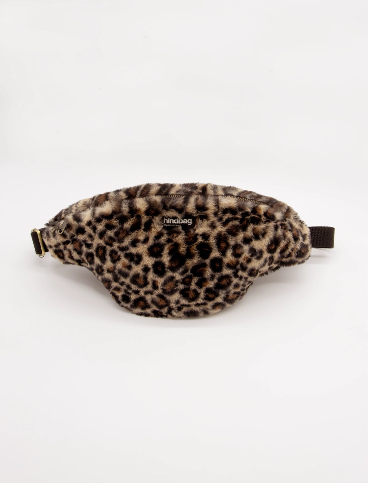 Sac banane XL HINDBAG Sasha Léo fourrure 🐆🤍
