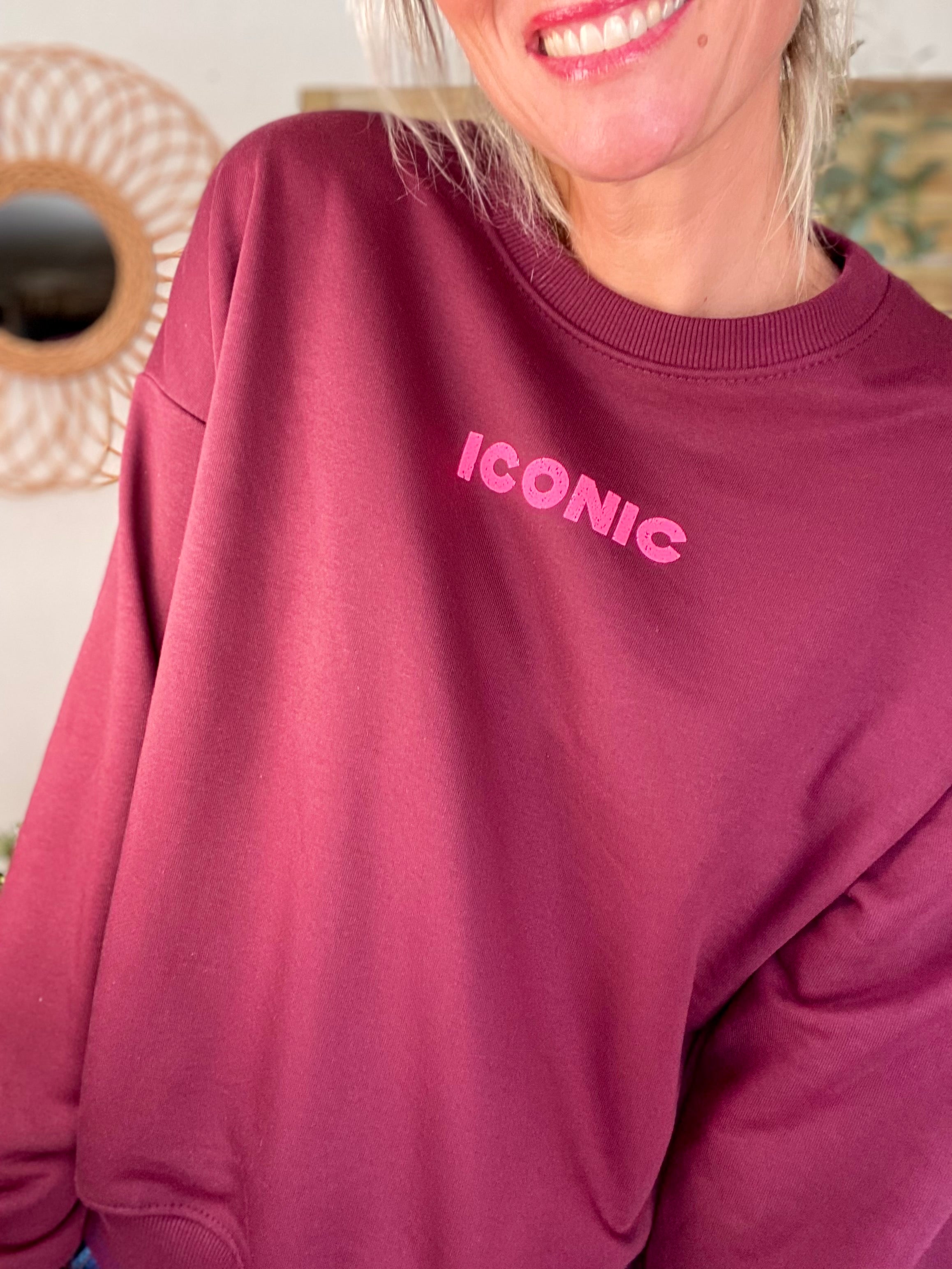 Sweat ICONIC COLINE - Bordeaux