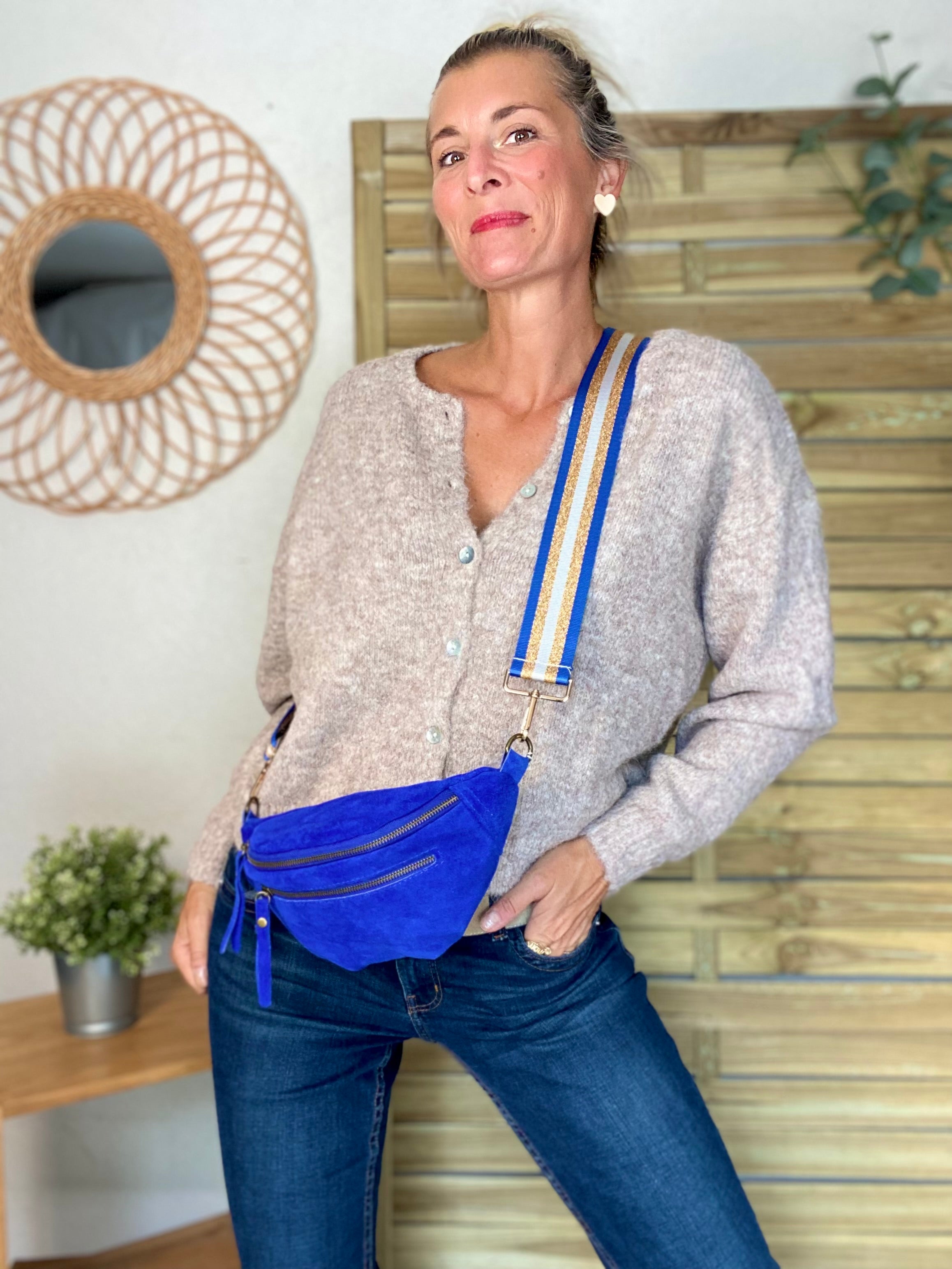 Gilet en maille SYDNEY - Taupe chiné