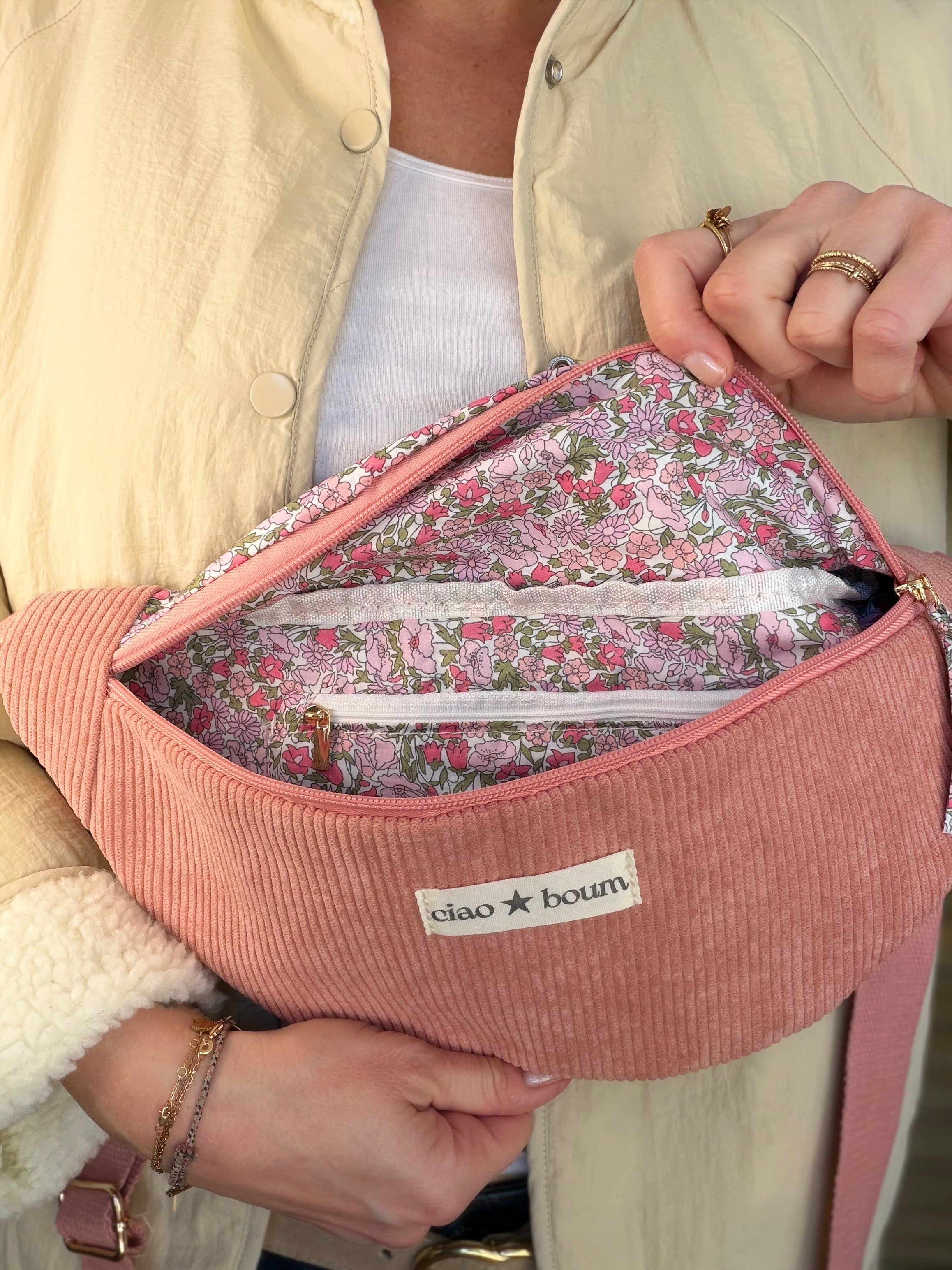 Sac banane Ciao Boum - IVY Liberty - Rose