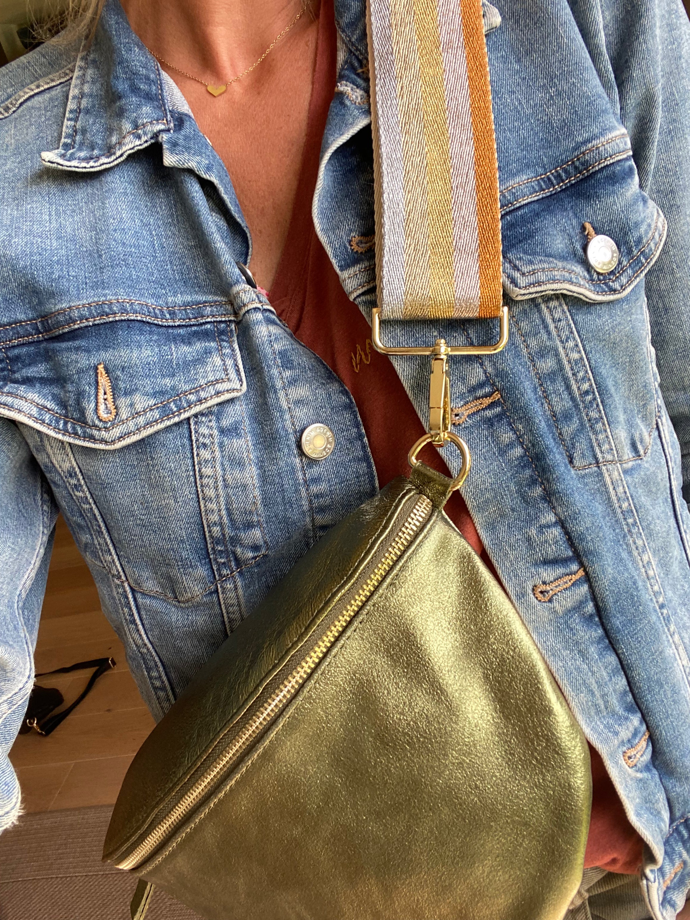 Sangle / Bandoulière Color Pop paillettes pour sacs / bananes - JESS