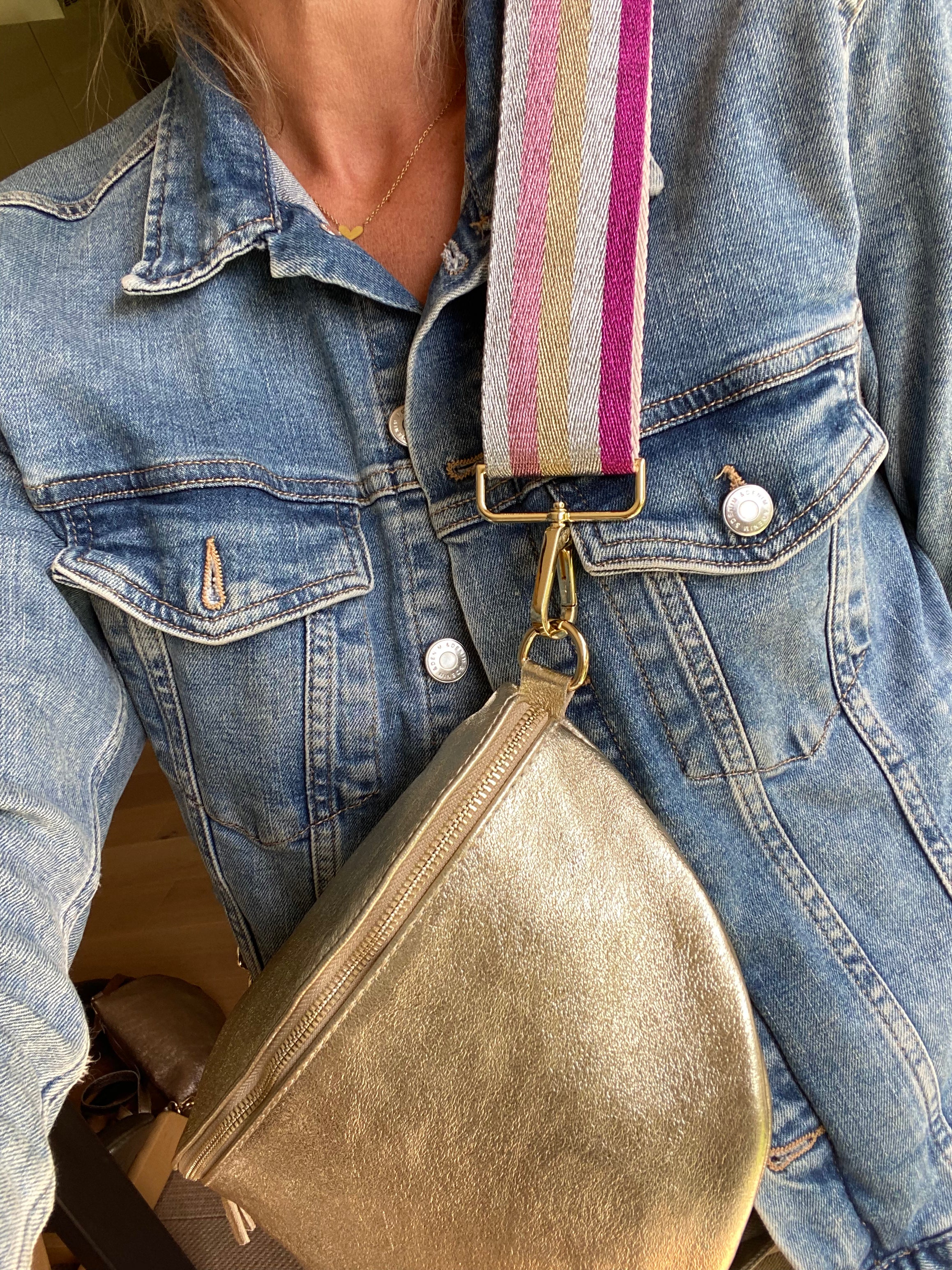 Sangle / Bandoulière Color Pop paillettes pour sacs / bananes - JESS