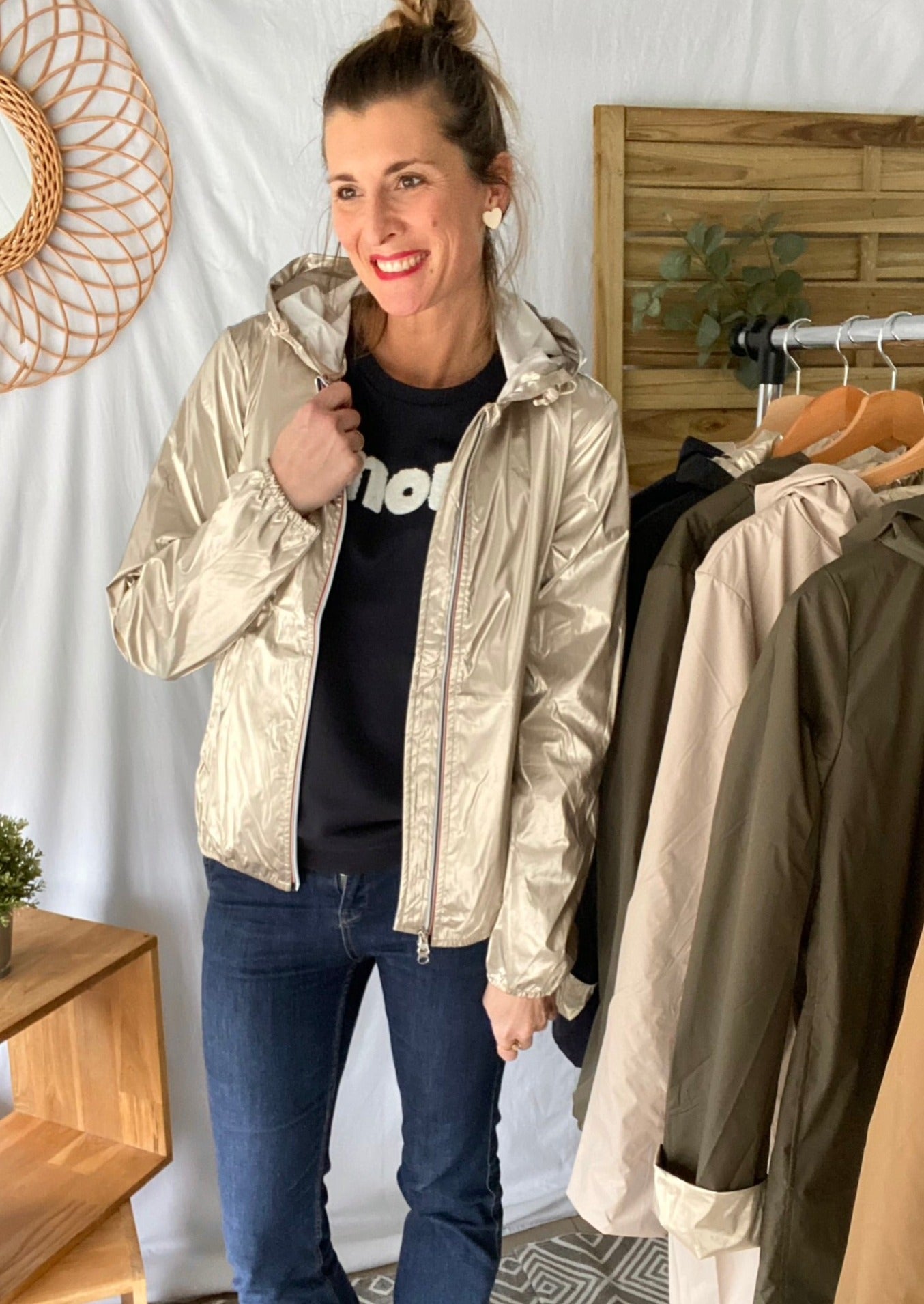 Veste Pluie Femme Grande Taille - Imperméable Et Coupe-Vent - Longue Avec Capuche - Hiver 2024