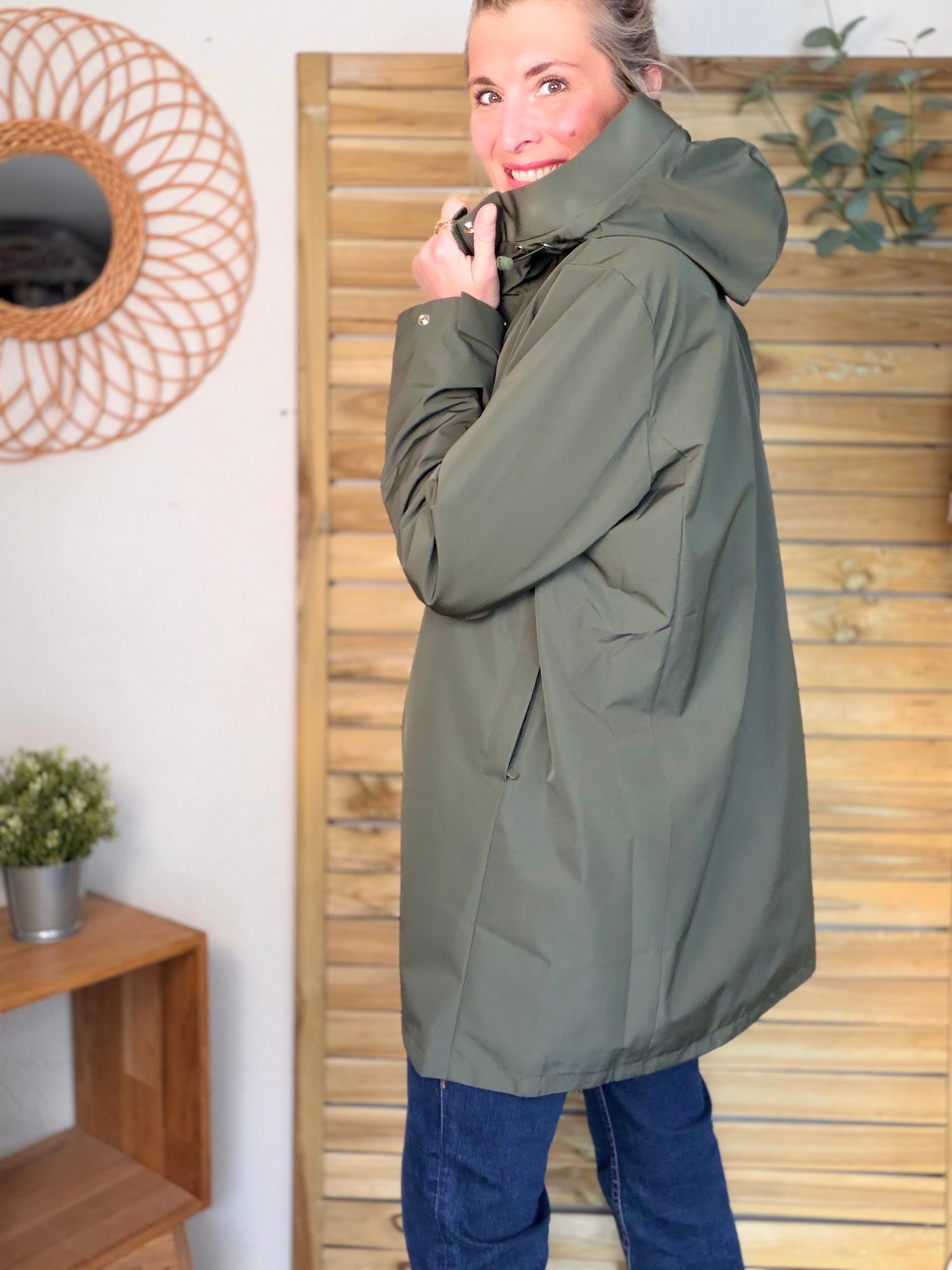 Imperméable LAURENCE long - Kaki