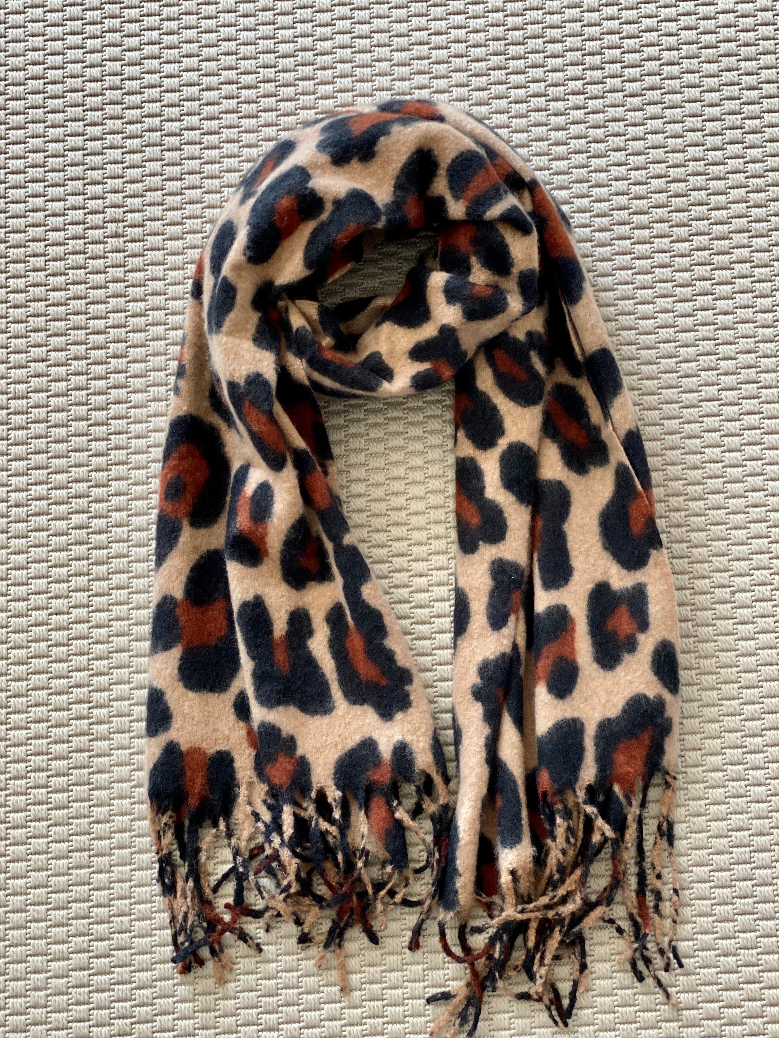 Écharpe douce MARTINE - Léo Taupe 🐆
