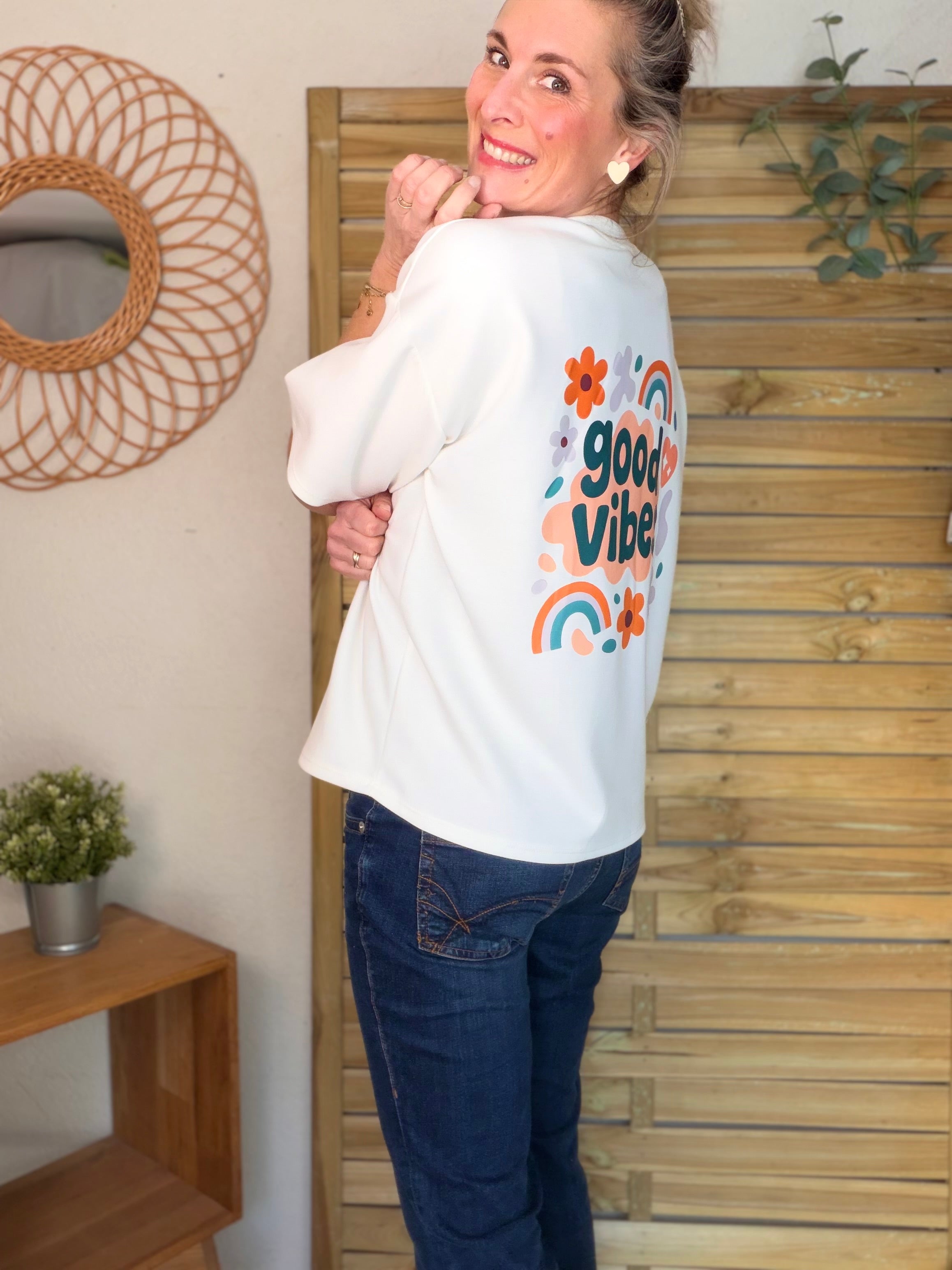 Tee shirt GOOD VIBES - THÉA