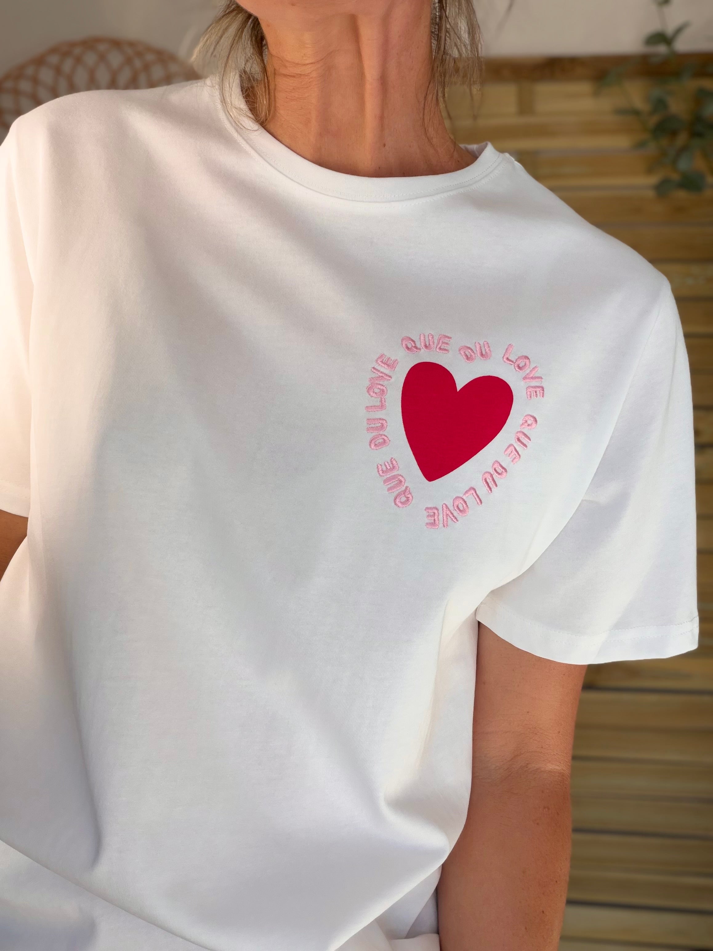 Tee shirt QUE DU LOVE - MORAG
