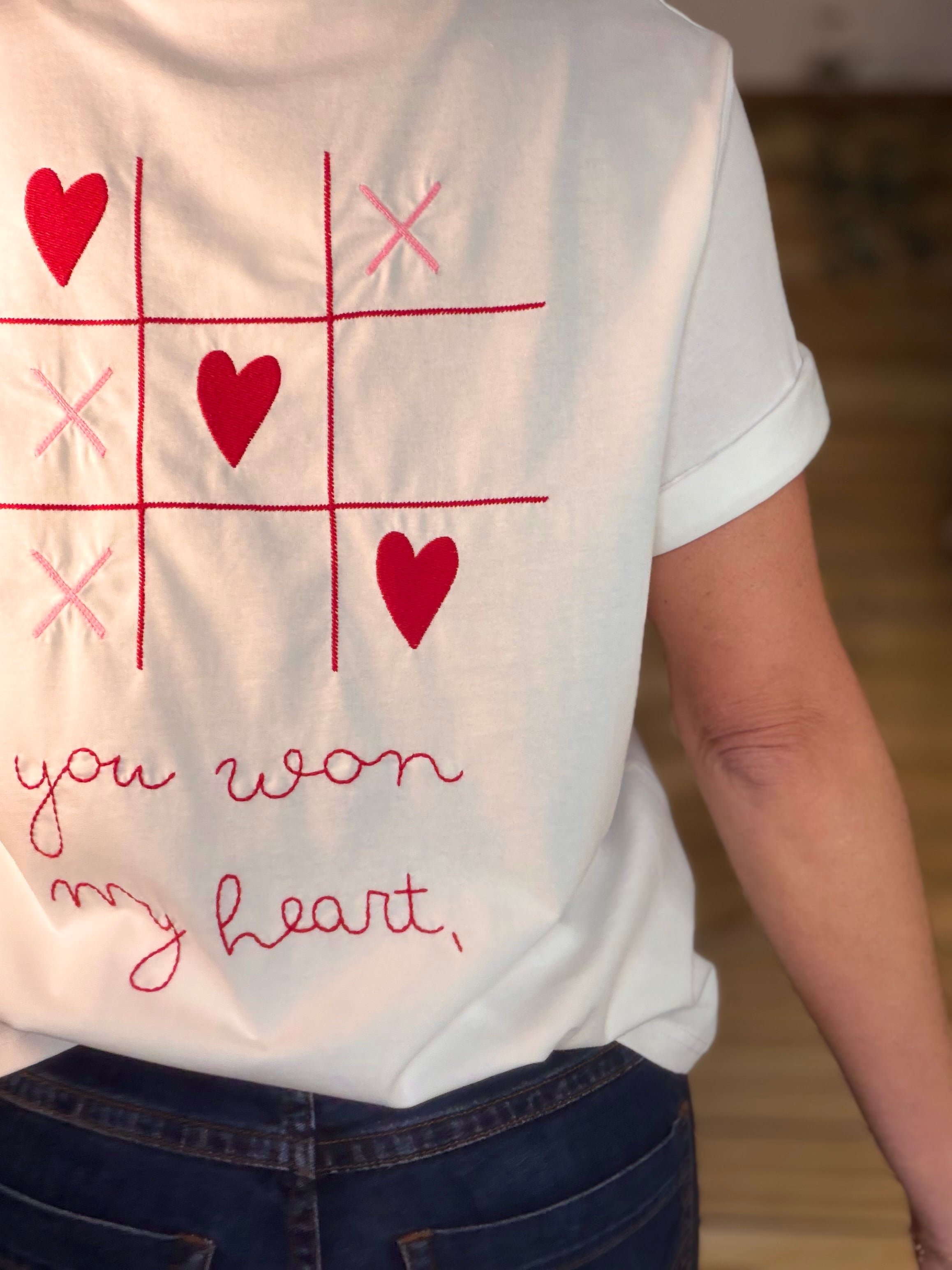 Tee shirt YOU WON MY HEART - MORAG