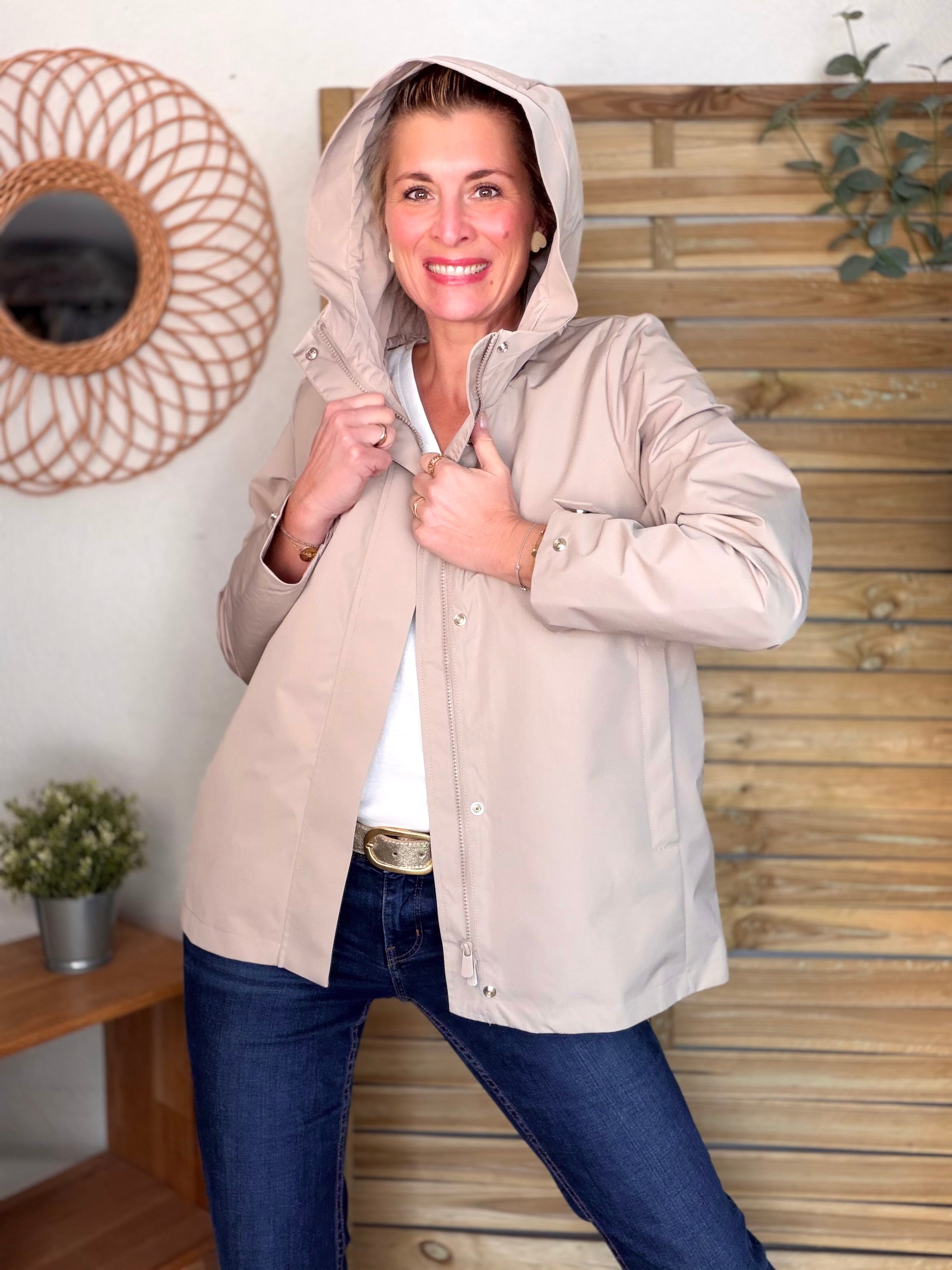 Imperméable LAURENCE mi-long - Beige