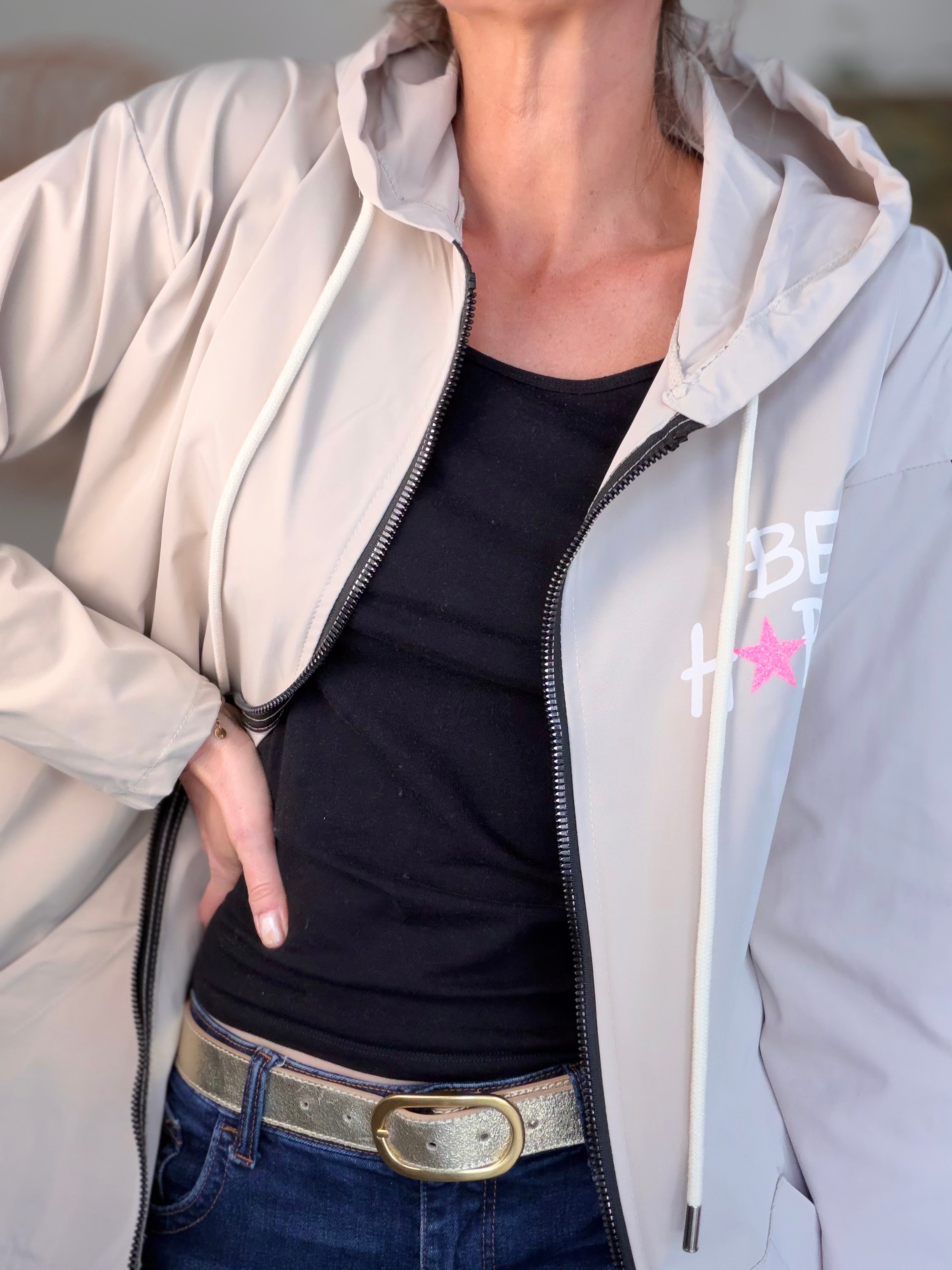 Veste Coupe vent long LESLIE - Beige