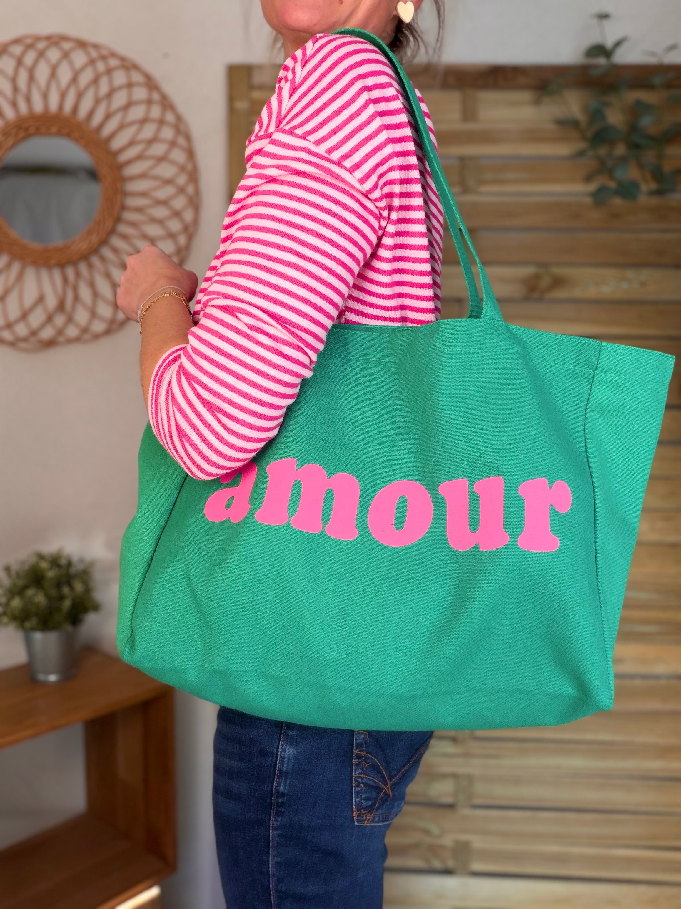 Grand cabas Tote bag amour BELLY