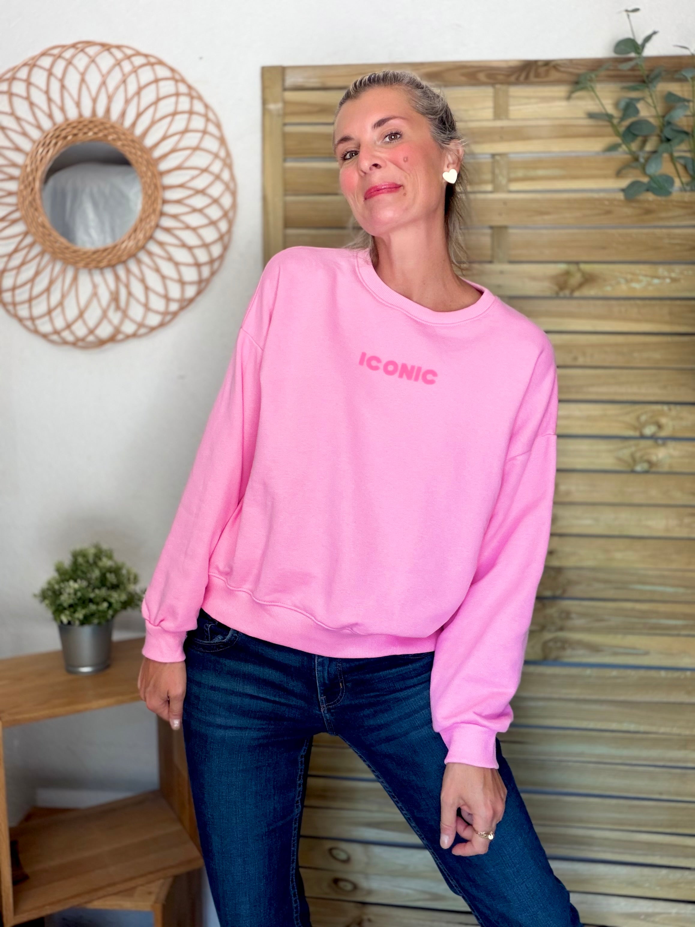 Sweat ICONIC COLINE - Rose