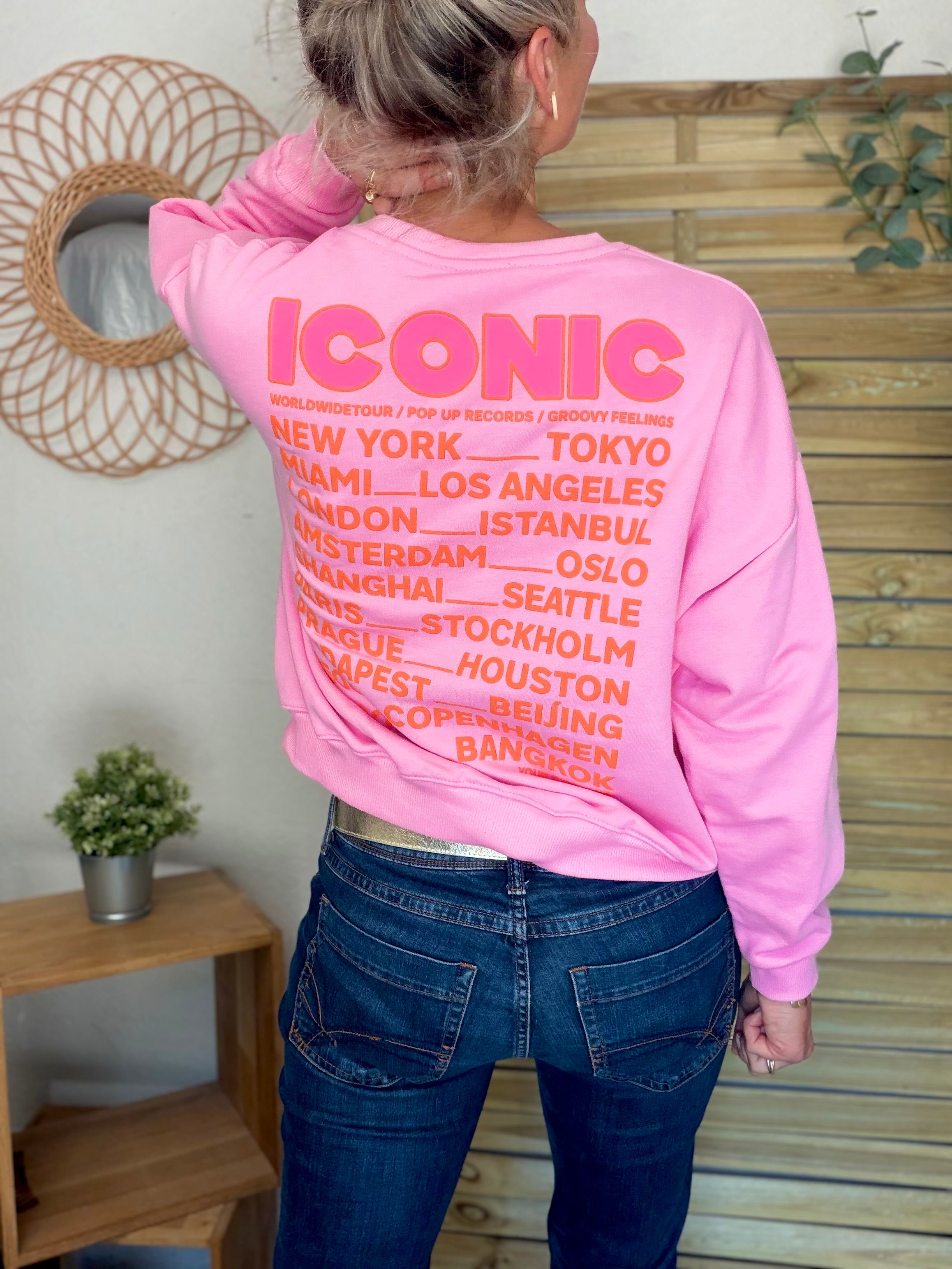 Sweat ICONIC COLINE - Rose