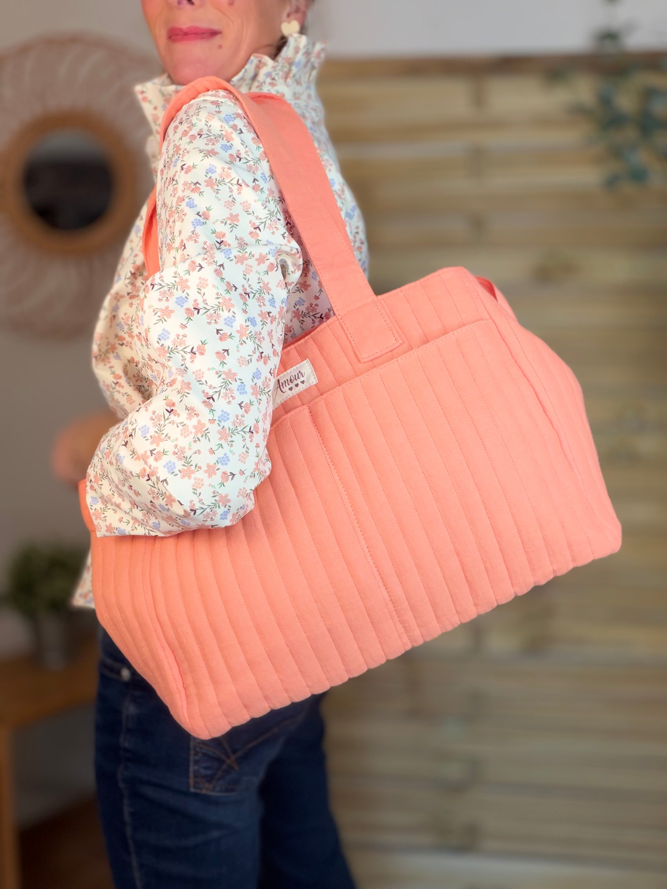 Sac week-end / à langer ANTONIN Corail