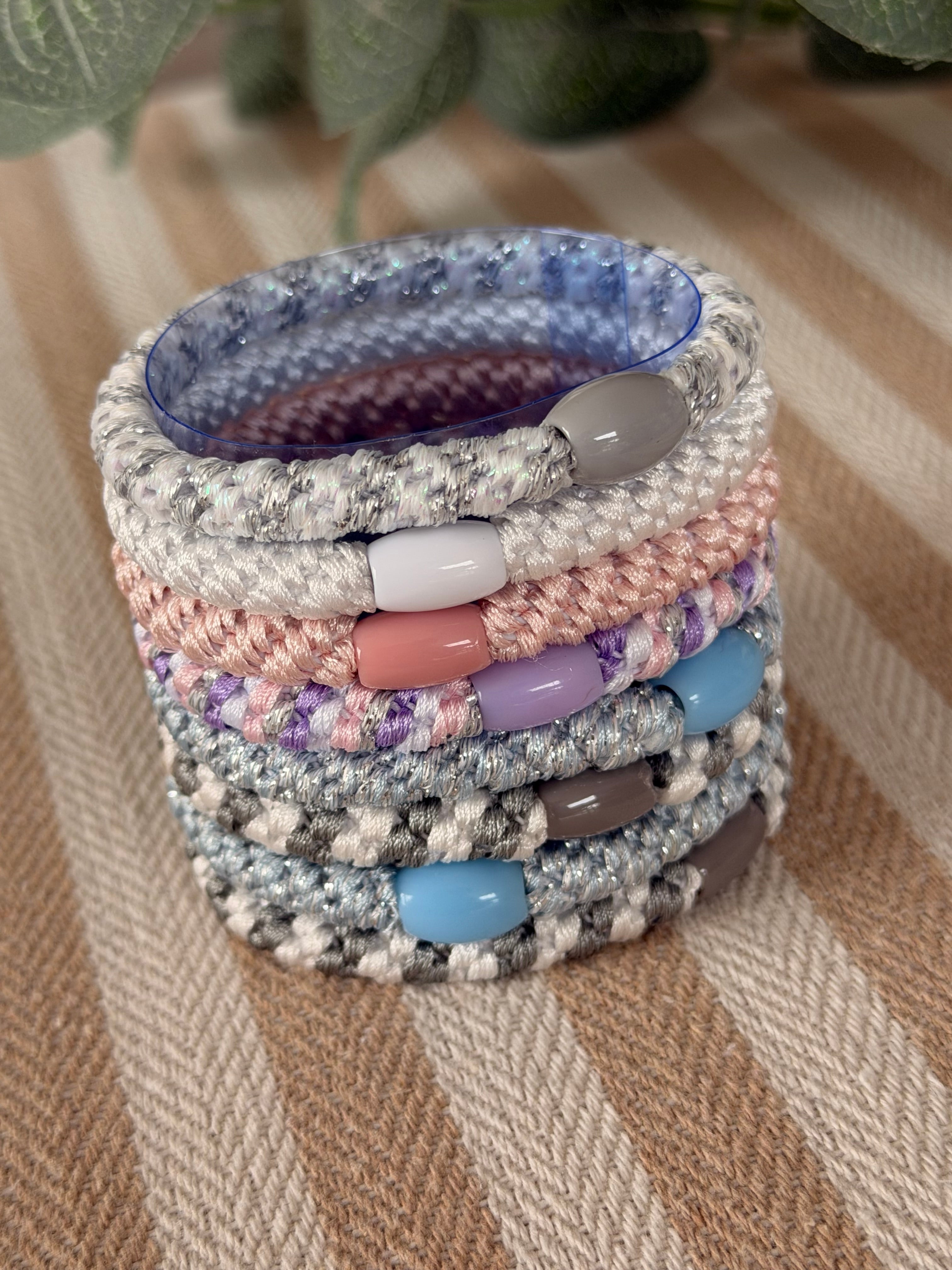 Set 8 élastiques cheveux