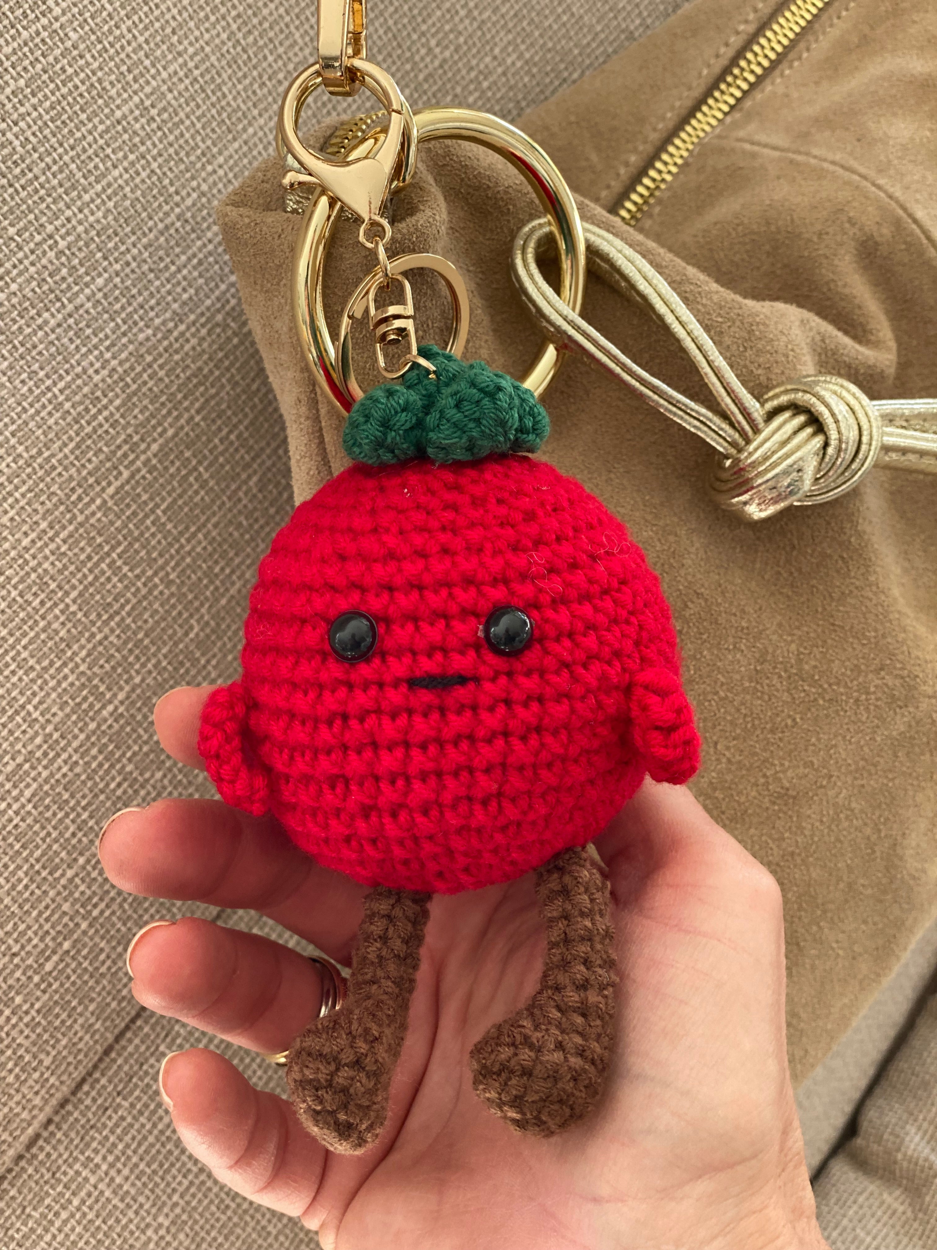 Porte-clefs Grigri en crochet ANATOLE