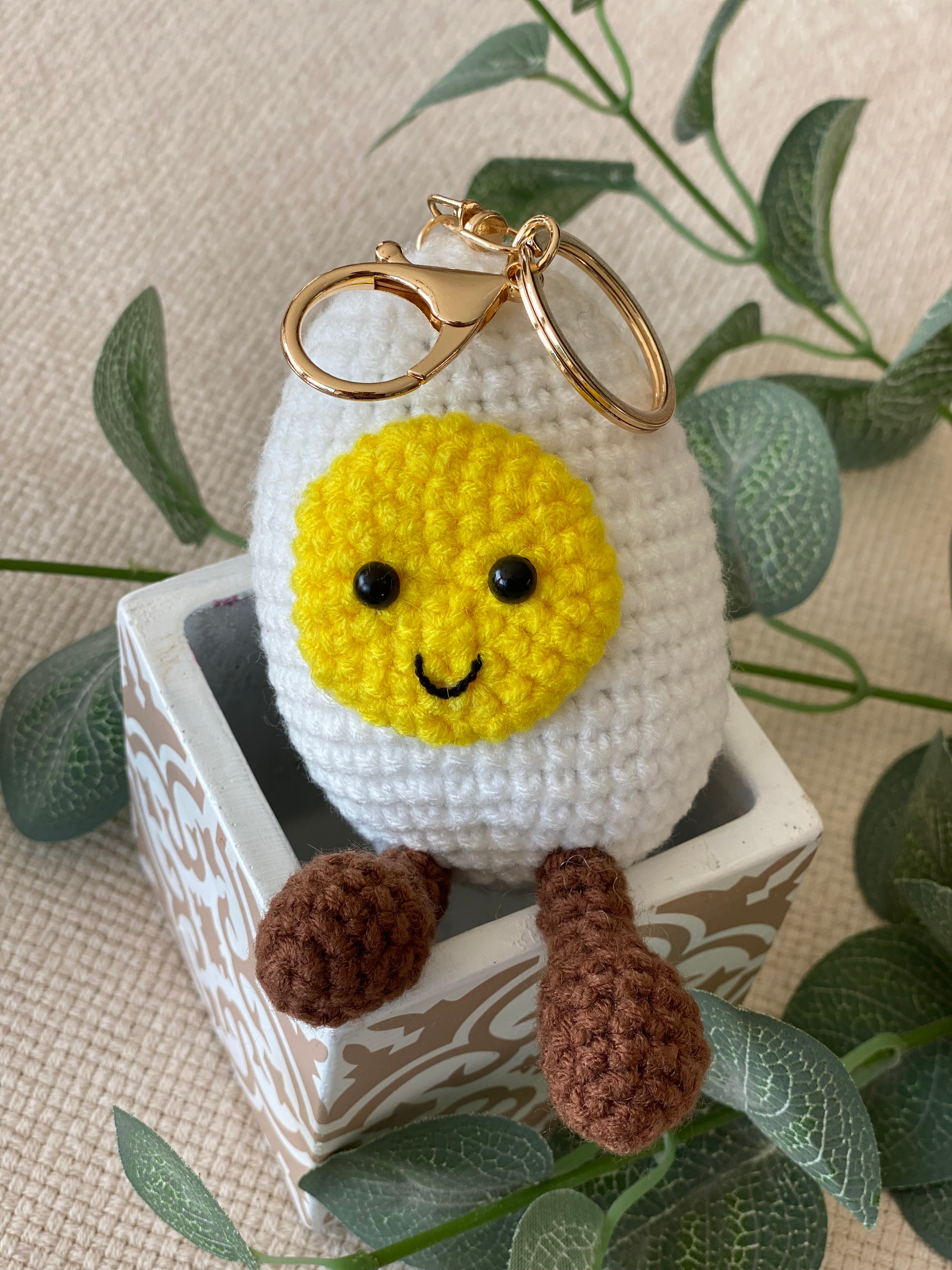 Porte-clefs Grigri en crochet ANATOLE