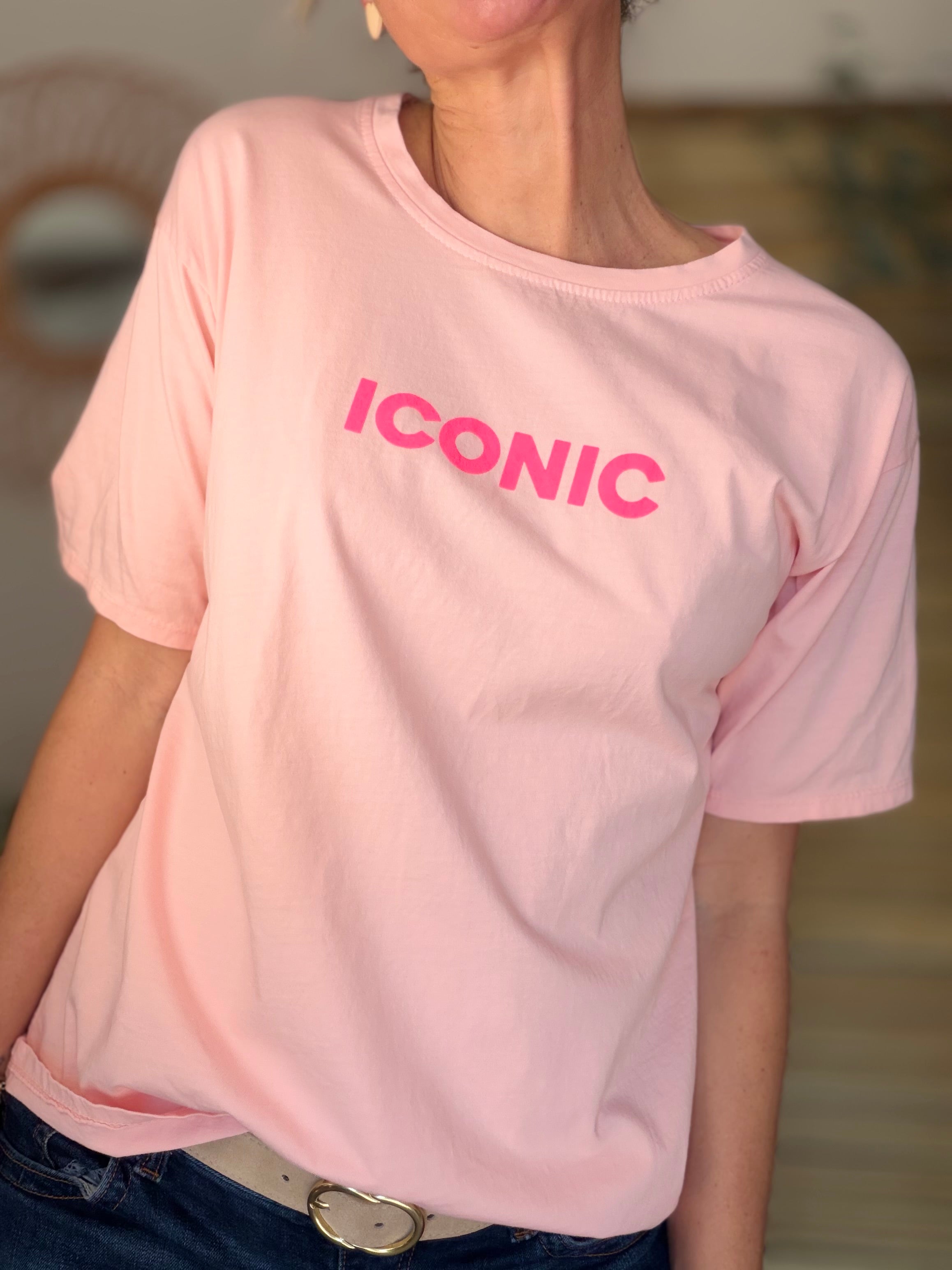 Tee shirt ICONIC DANA Rose saumon