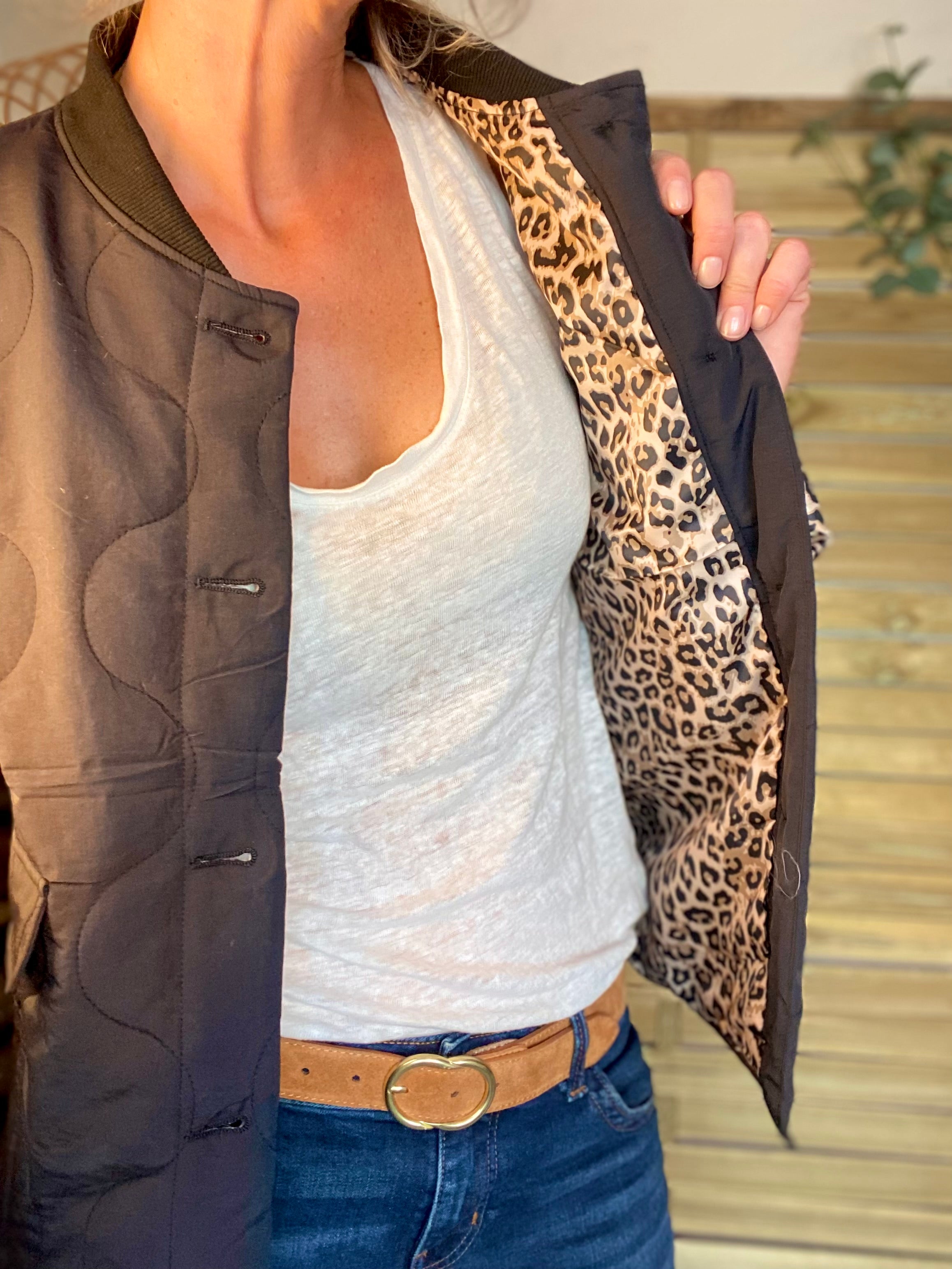 ⚡️ PÉPITES FRIDAY - Veste matelassée noir/léo HARPER