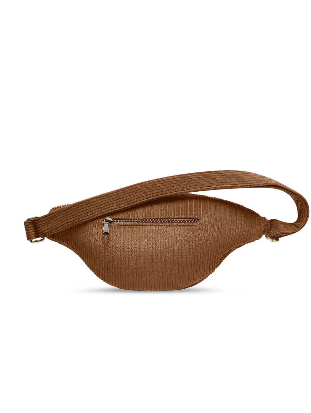 HINDBAG SASHA - Sac banane Velours Macchiato