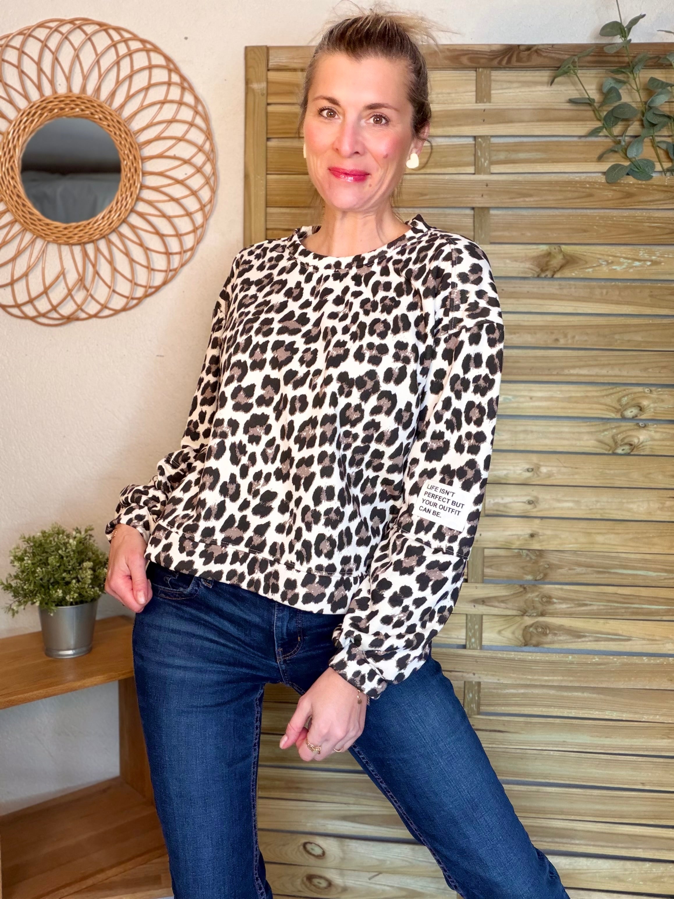 Sweat Léo Beige MAELLE