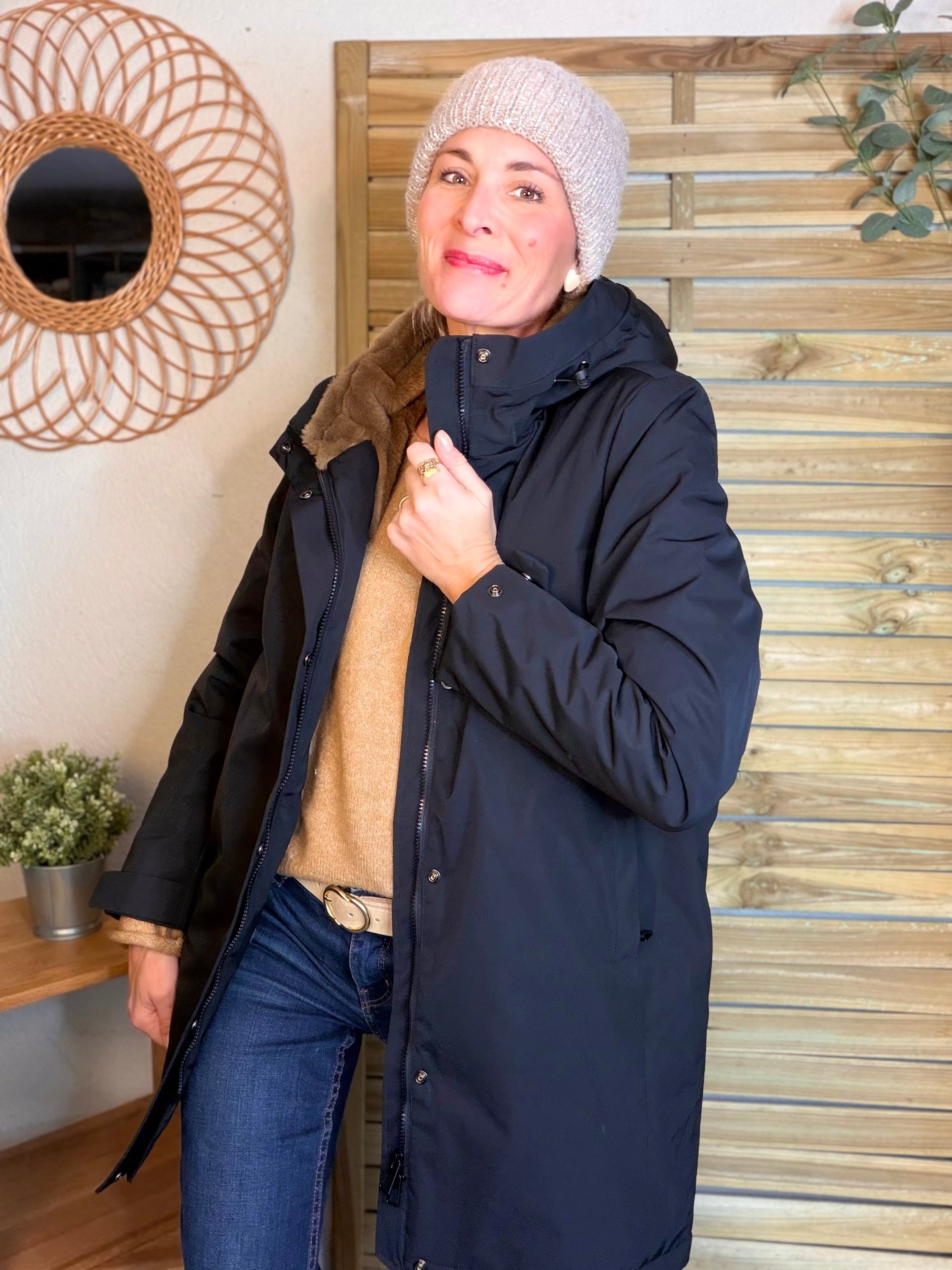 Bonnet en laine avec sequins ÉLOI