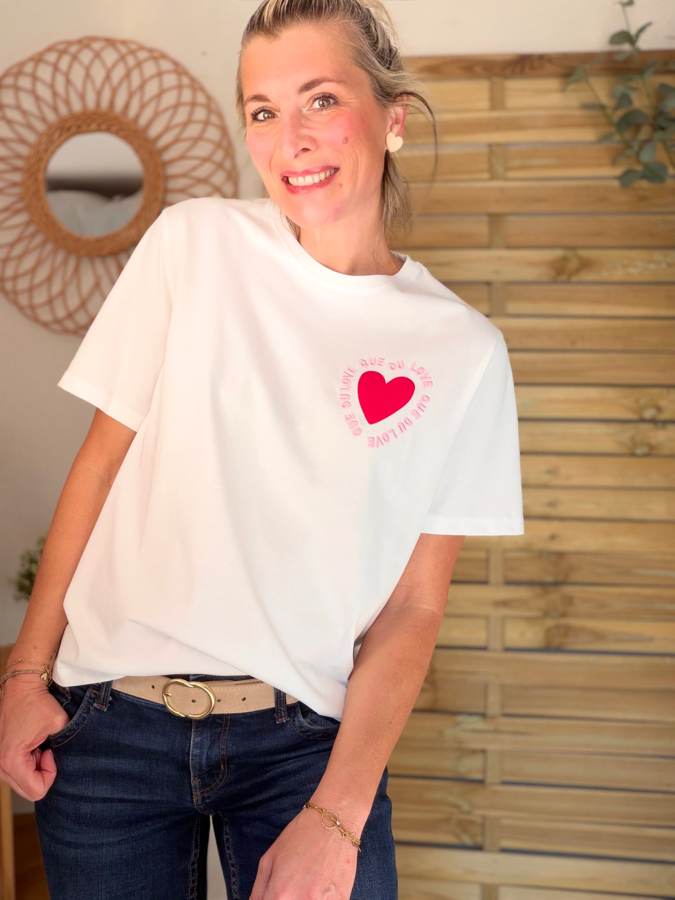 Tee shirt QUE DU LOVE - MORAG