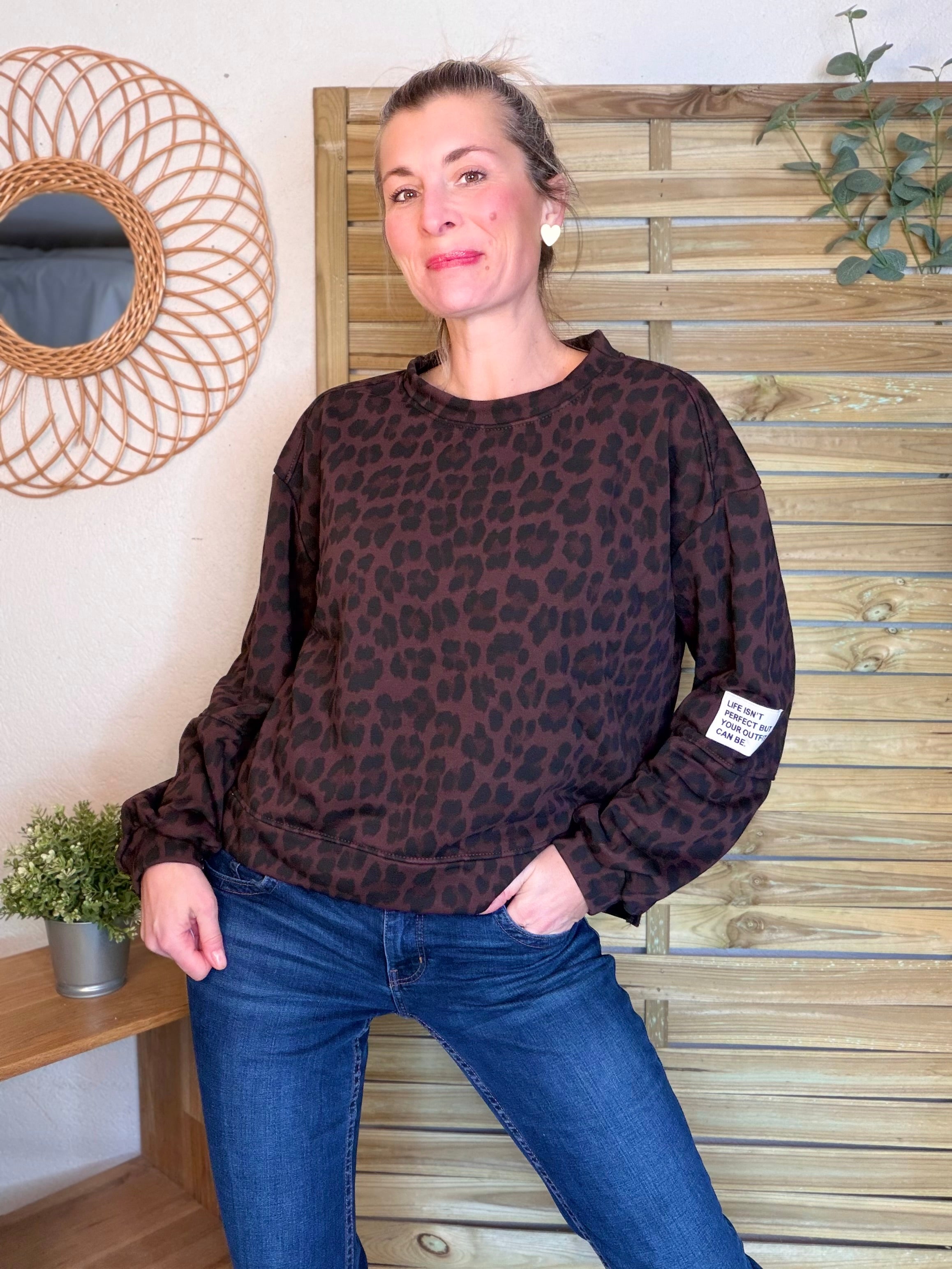 Sweat Léo Choco MAELLE